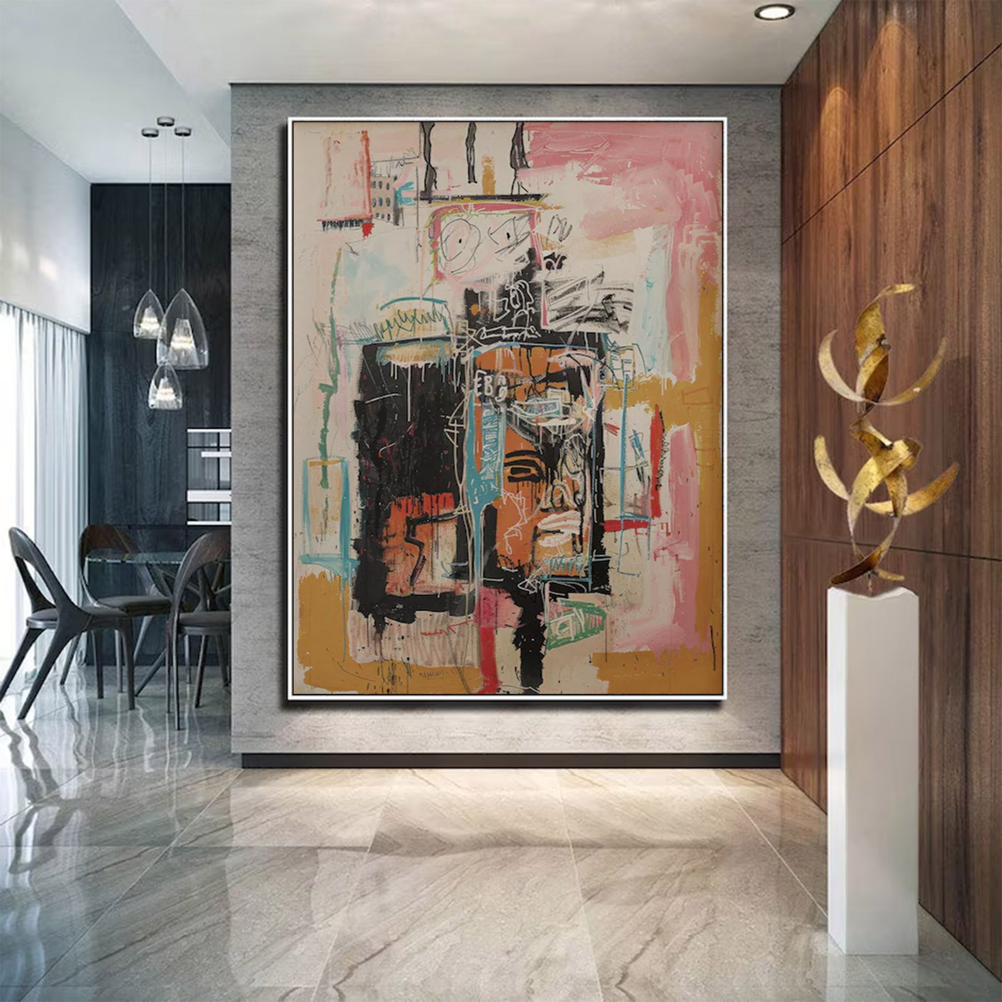 Large Modern Expressionist Art | KelorArt #AG 130