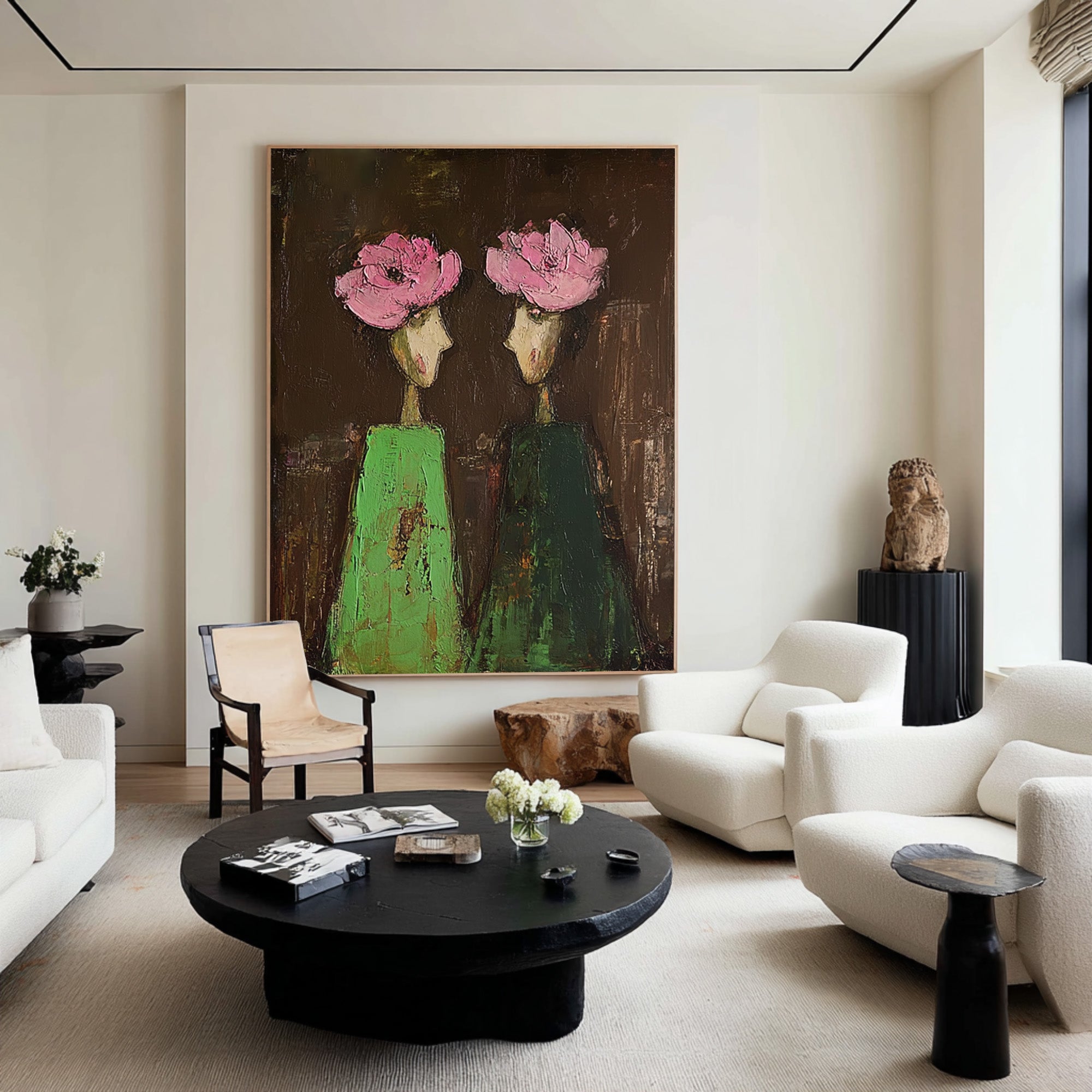 Expressive Figurative Oil Painting - Art Canvas | KelorArt