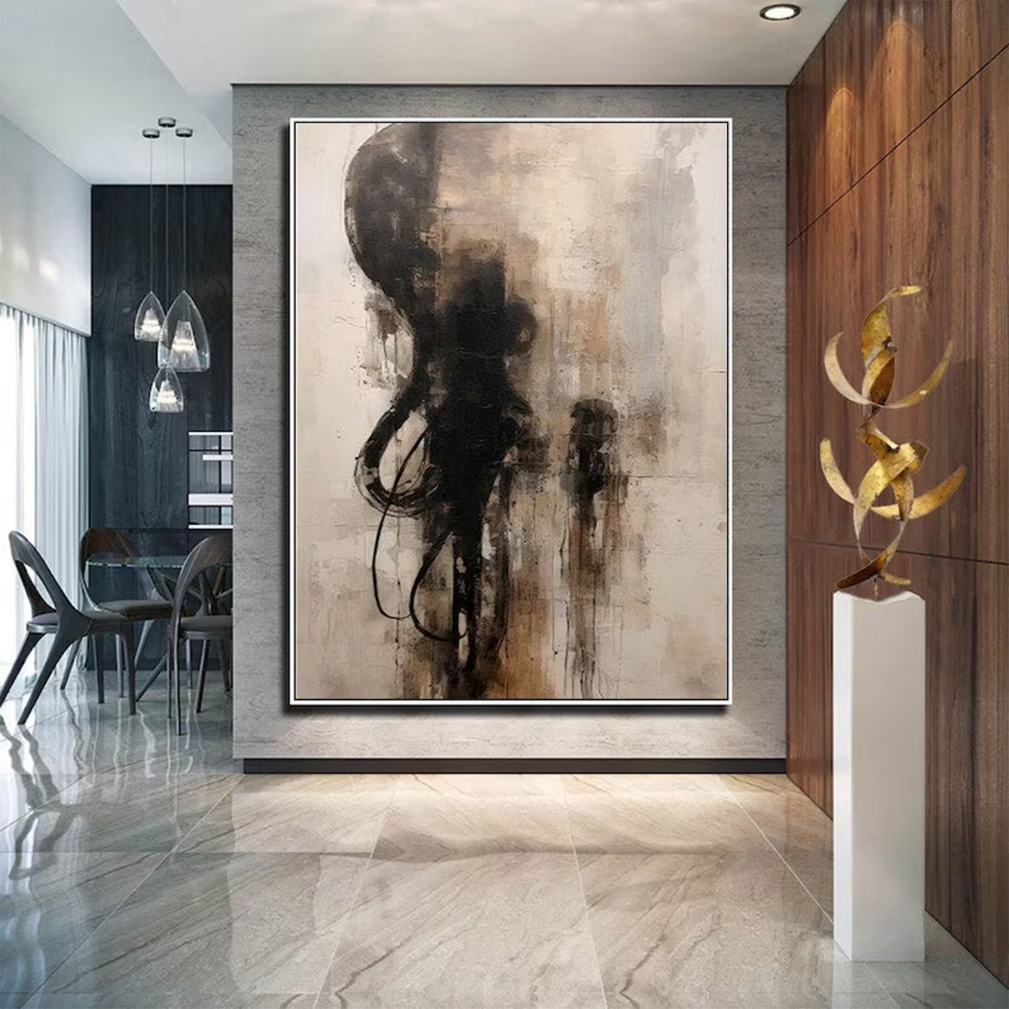 Large Contemporary Abstract Art | KelorArt #AG 141