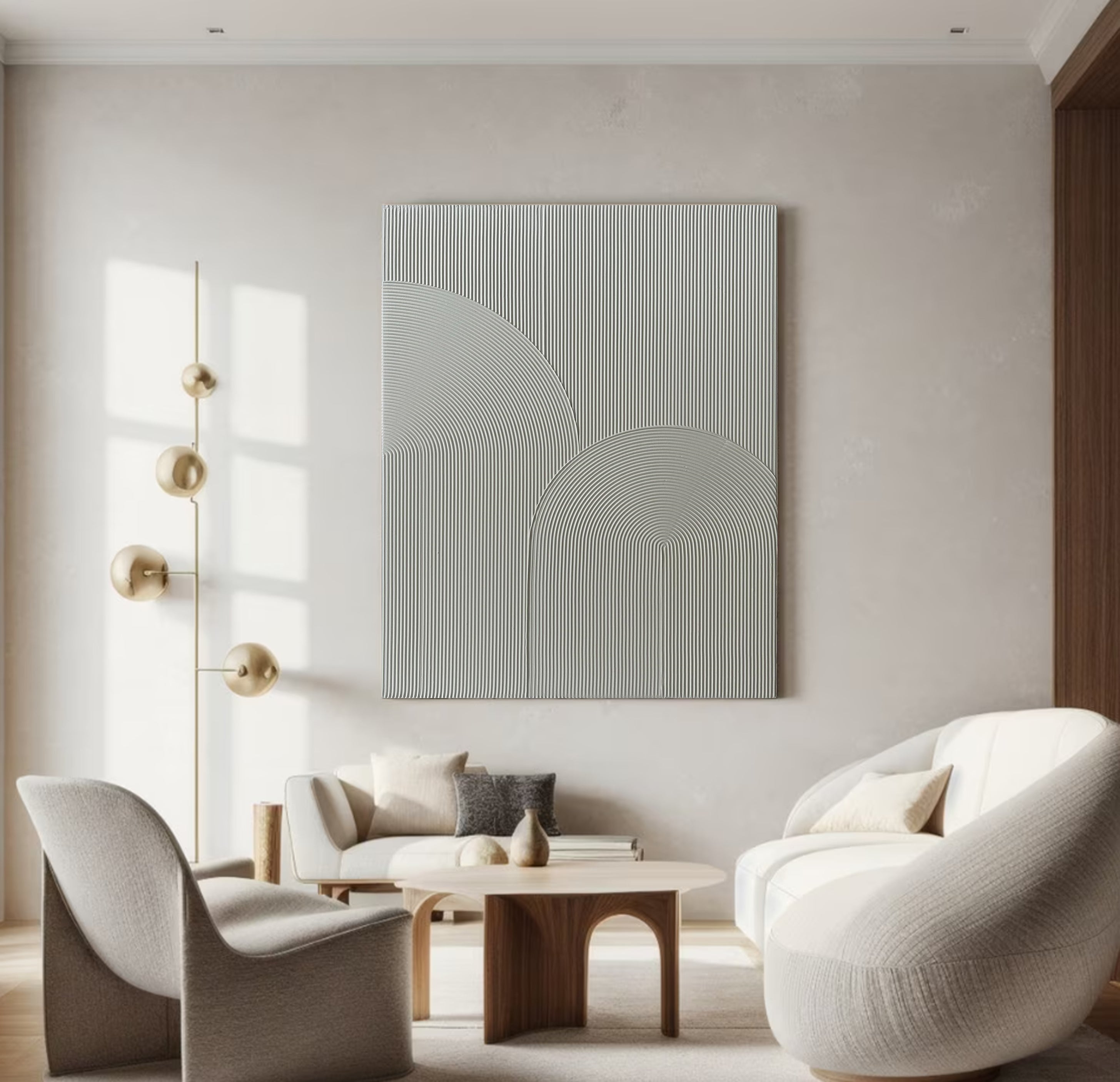 خطوط أنيقة، فن تجريدي، هندسي بسيط #MM022