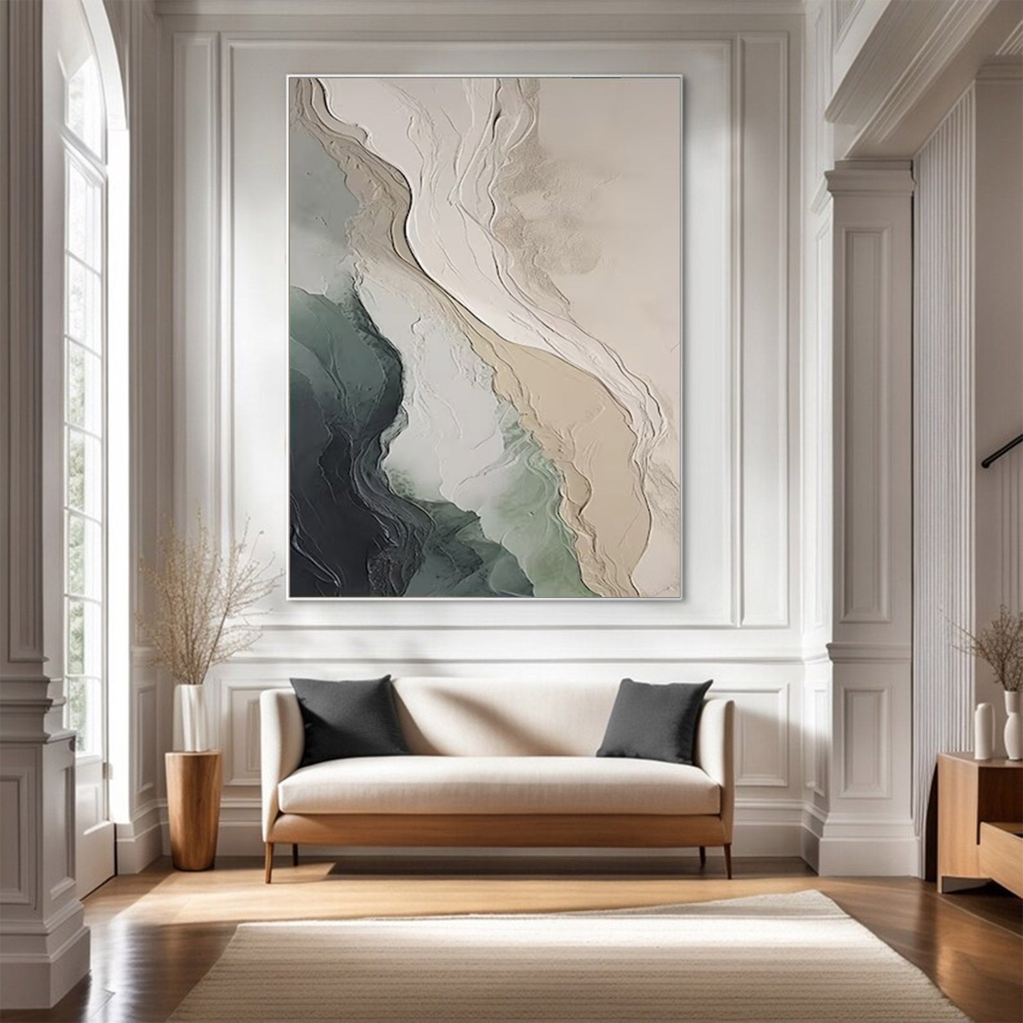 Large Abstract Scenery Painting | KelorArt #AG 147