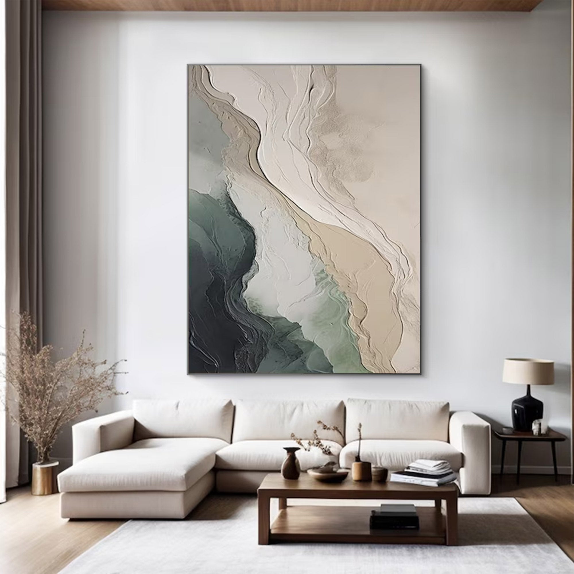 Large Abstract Scenery Painting | KelorArt #AG 147