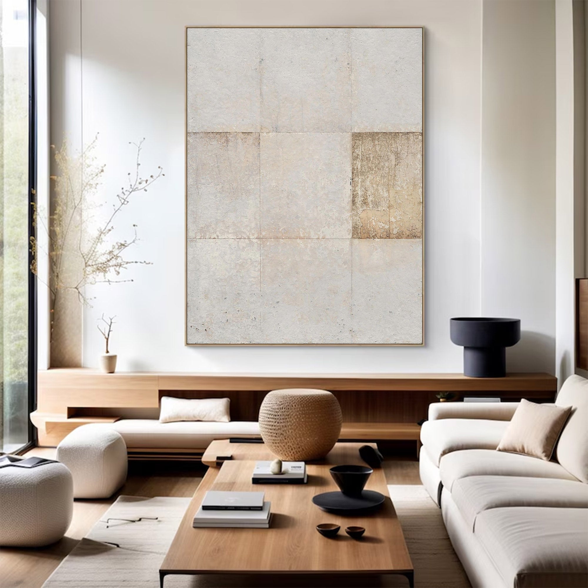 Large Textured Abstract Canvas Art | Kelor #AG 112