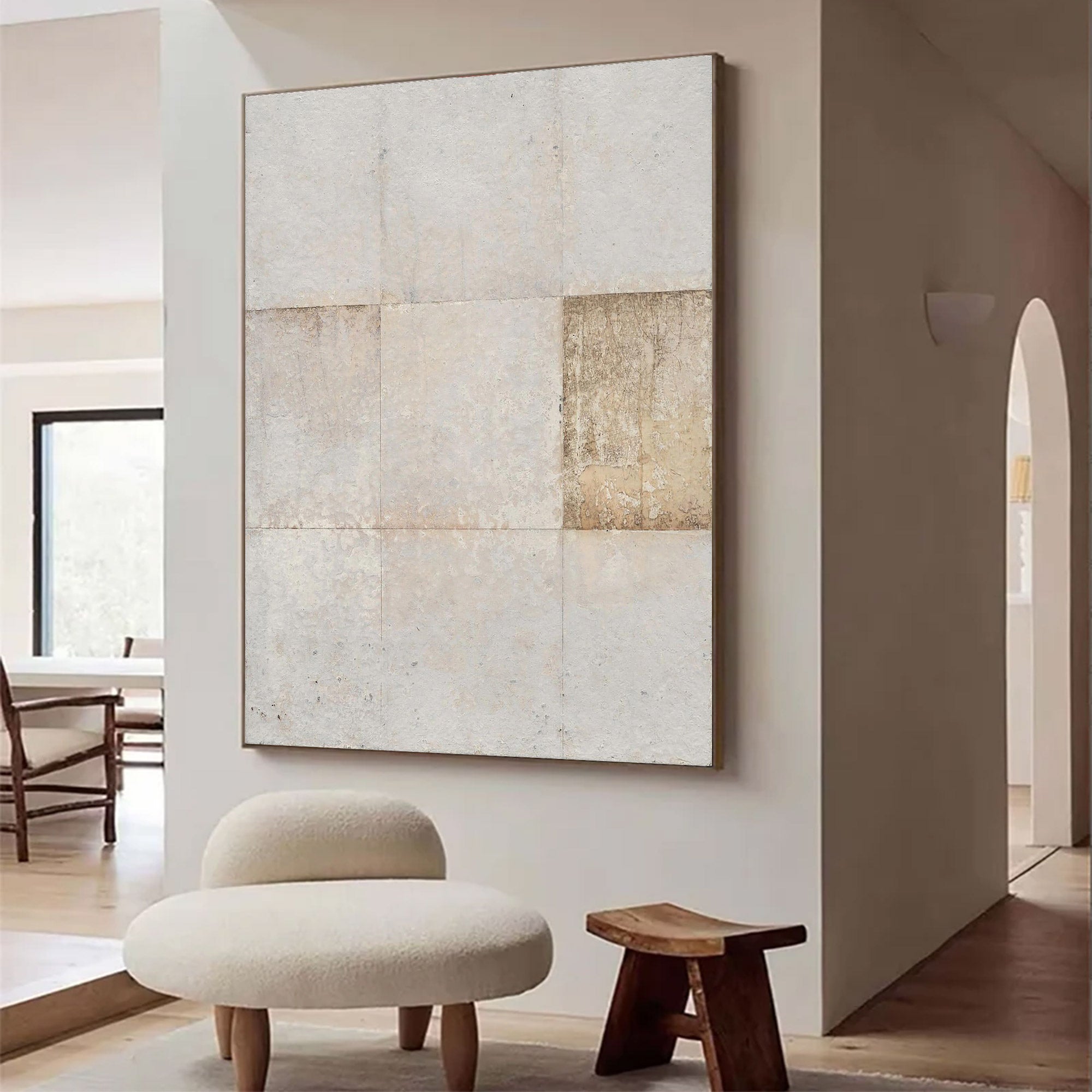 Large Textured Abstract Canvas Art | Kelor #AG 112