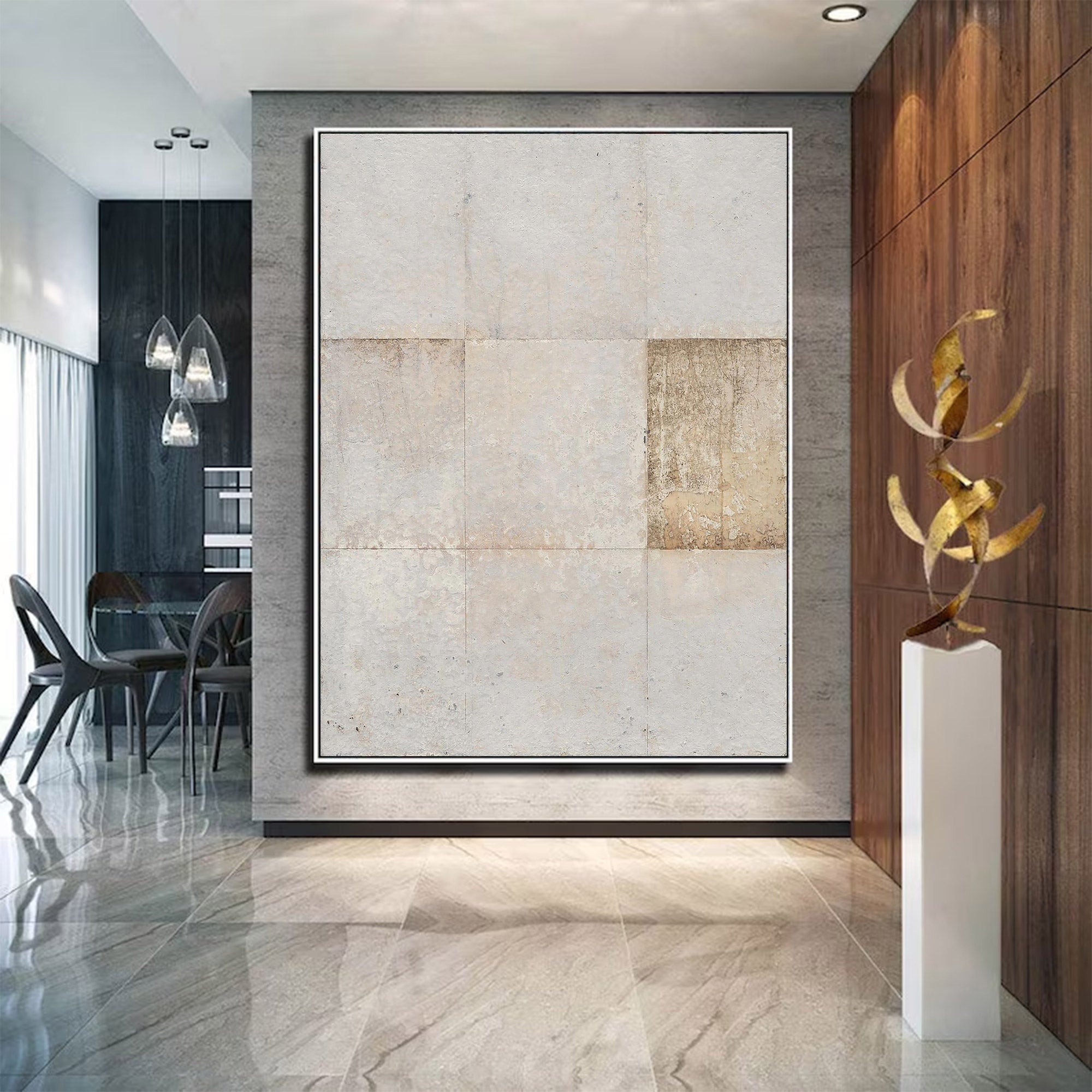Large Textured Abstract Canvas Art | Kelor #AG 112