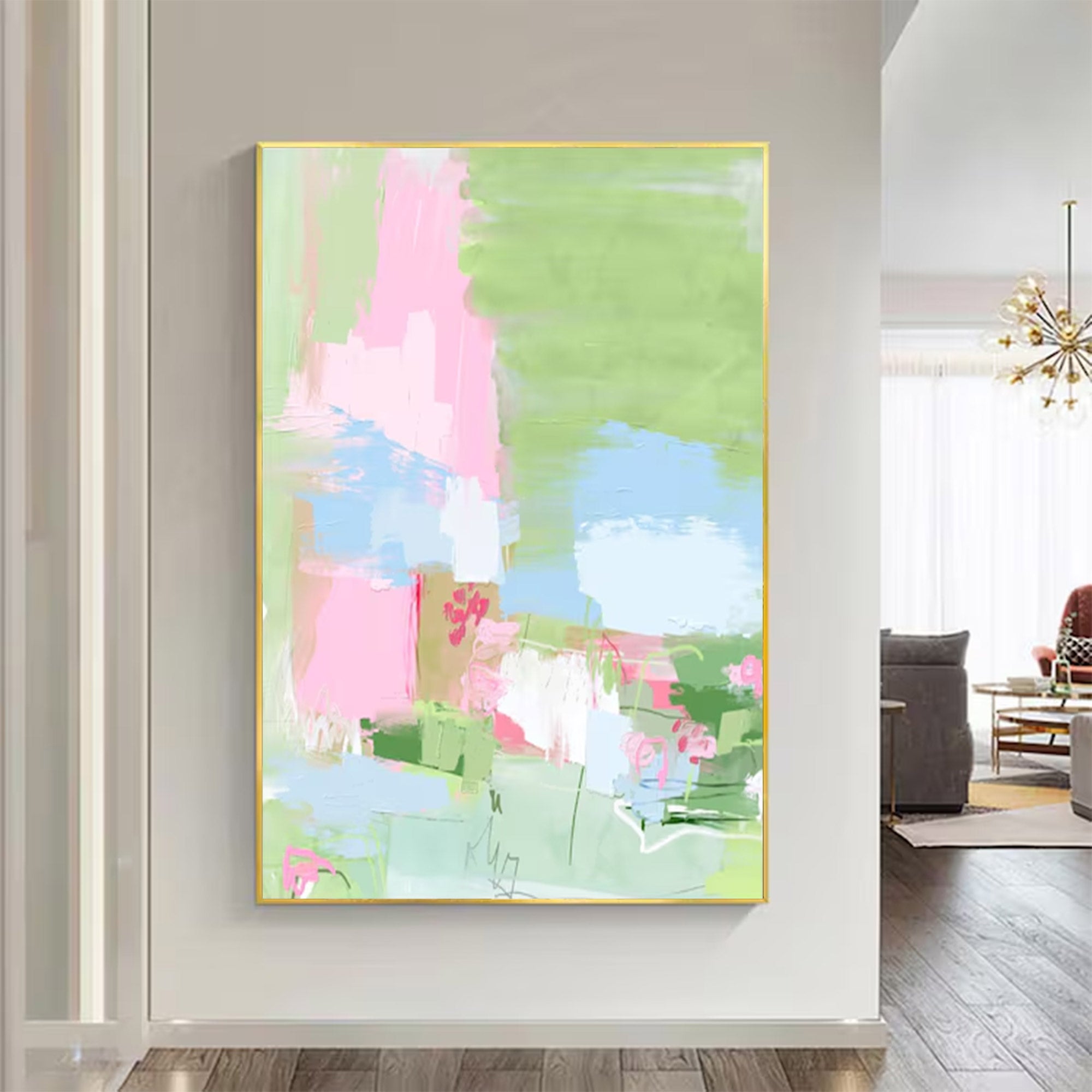 Large Modern Expressionist Canvasr | KelorArt #AG 148