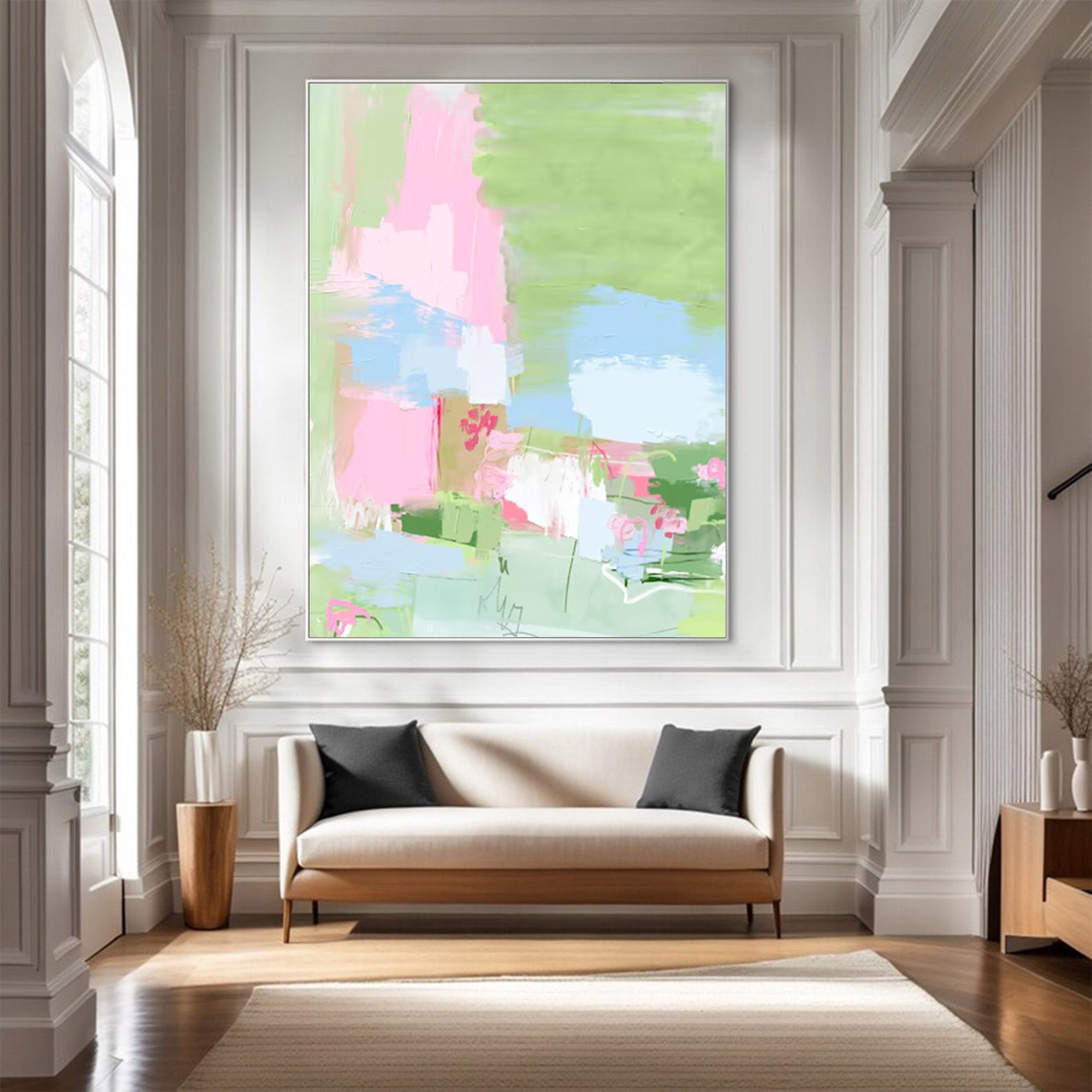 Large Modern Expressionist Canvasr | KelorArt #AG 148