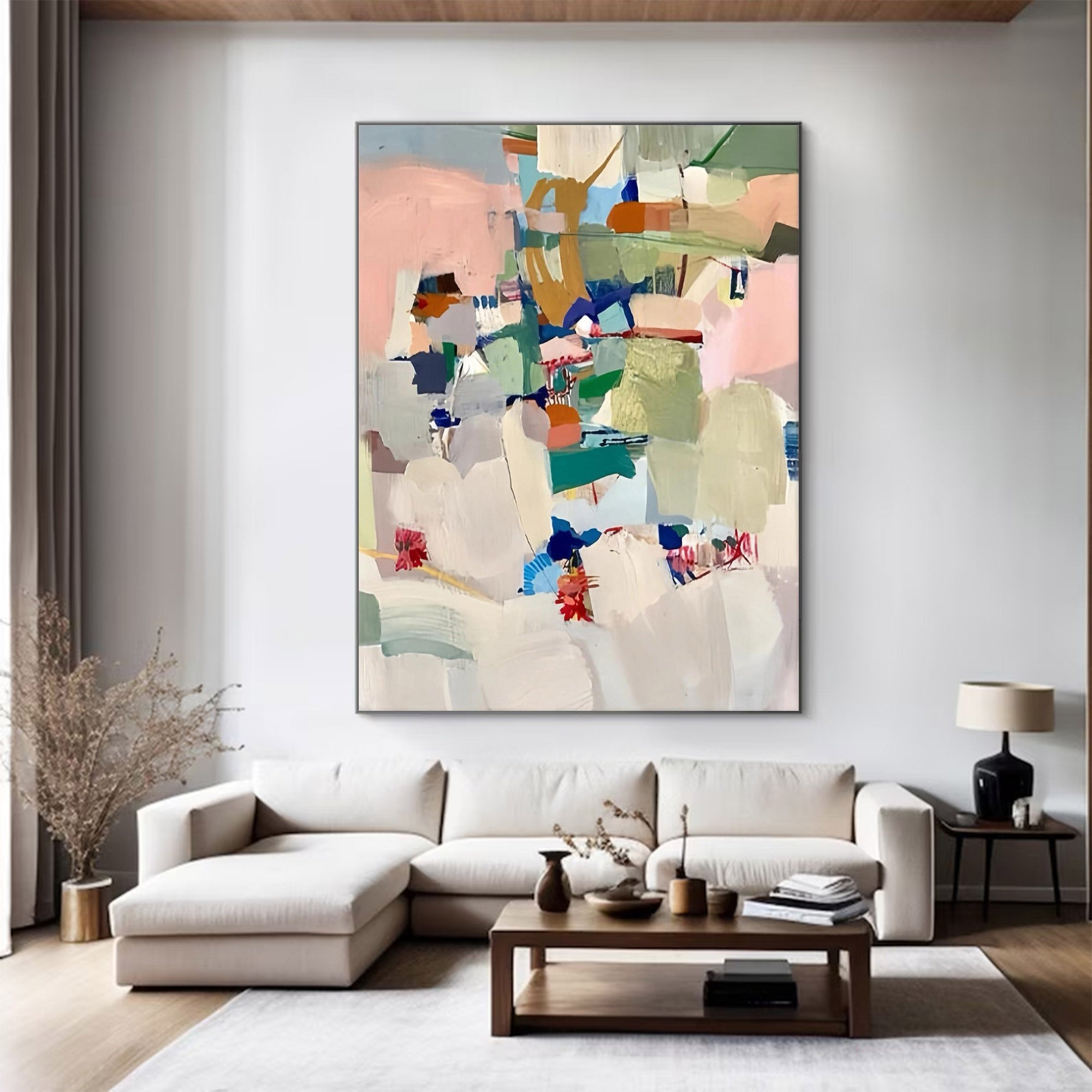 Large Abstract Expressionist Art | KelorArt #AG 113