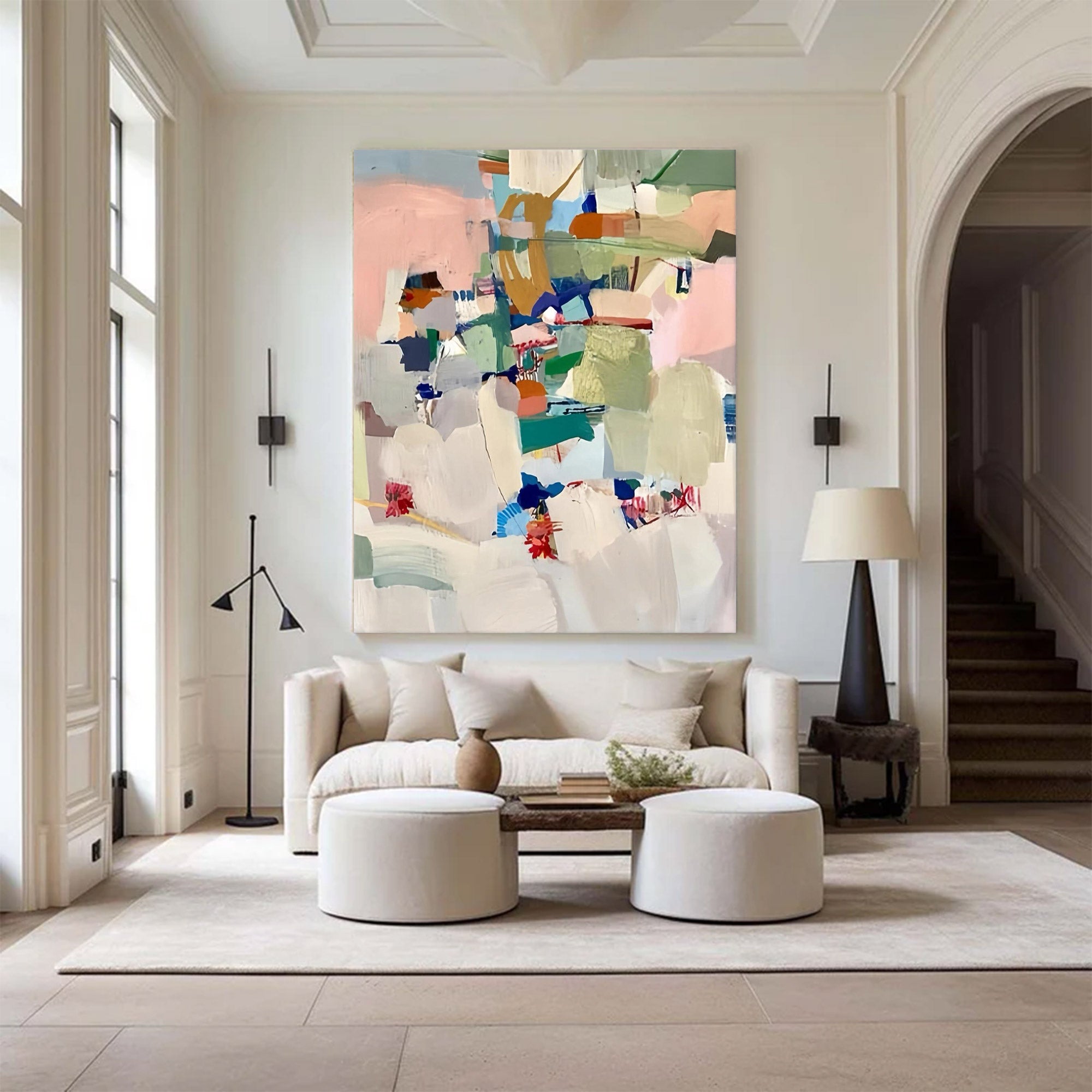 Large Abstract Expressionist Art | KelorArt #AG 113