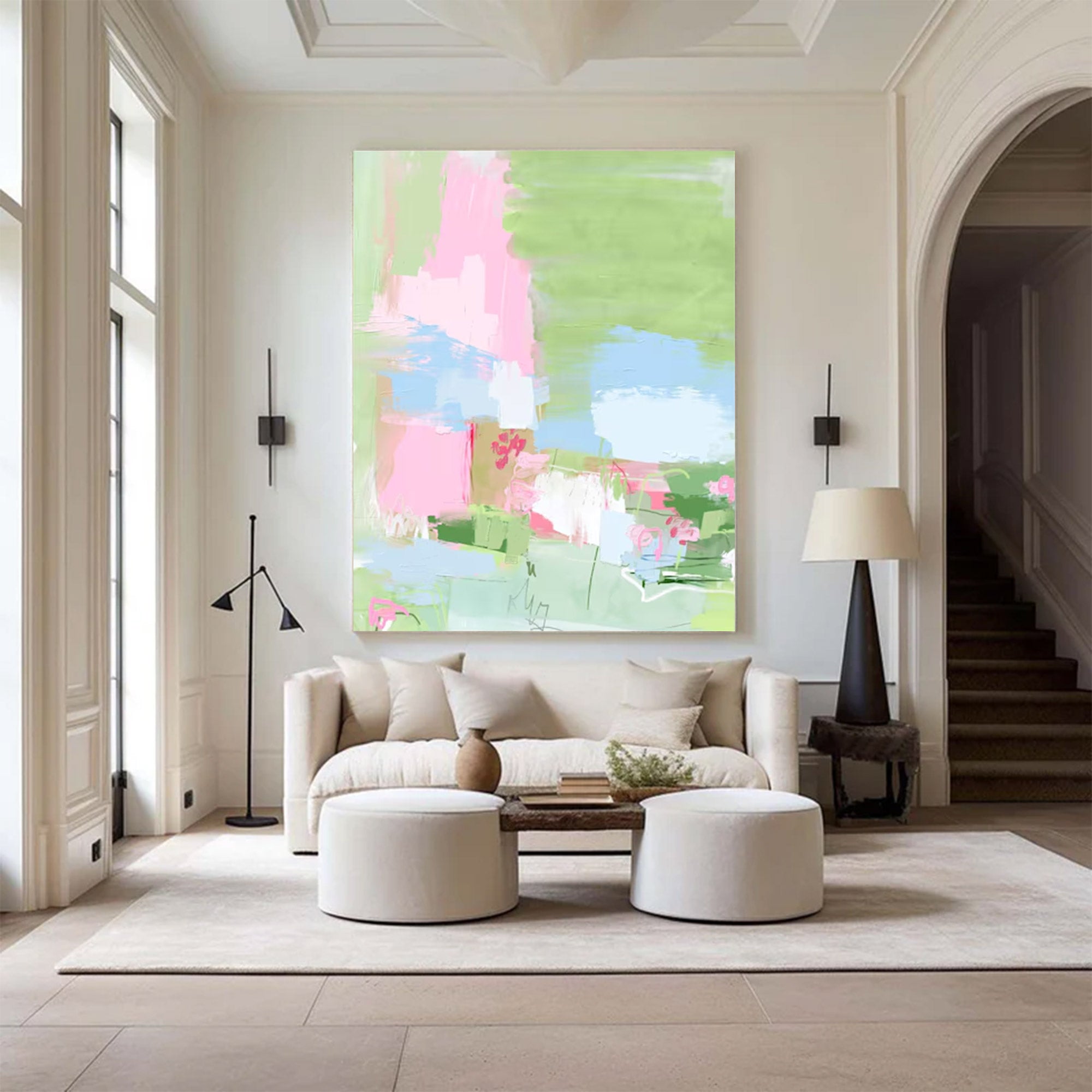 Large Modern Expressionist Canvasr | KelorArt #AG 148