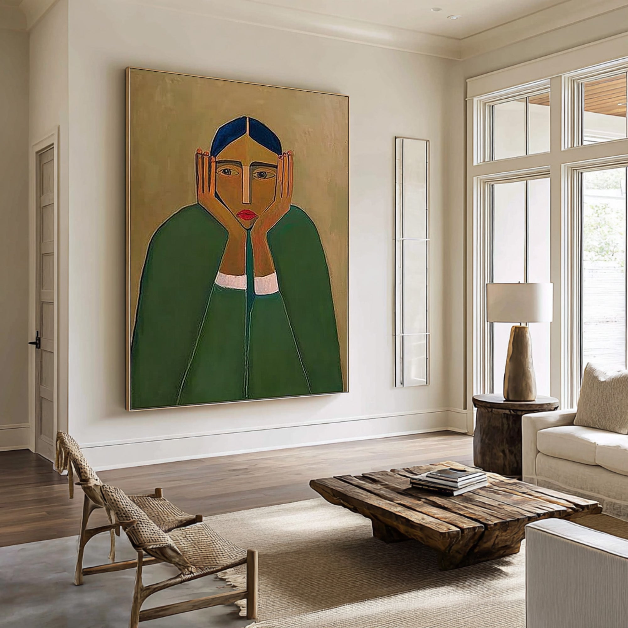 Simple Large Figure Wall Art | Kelor #CZ 014