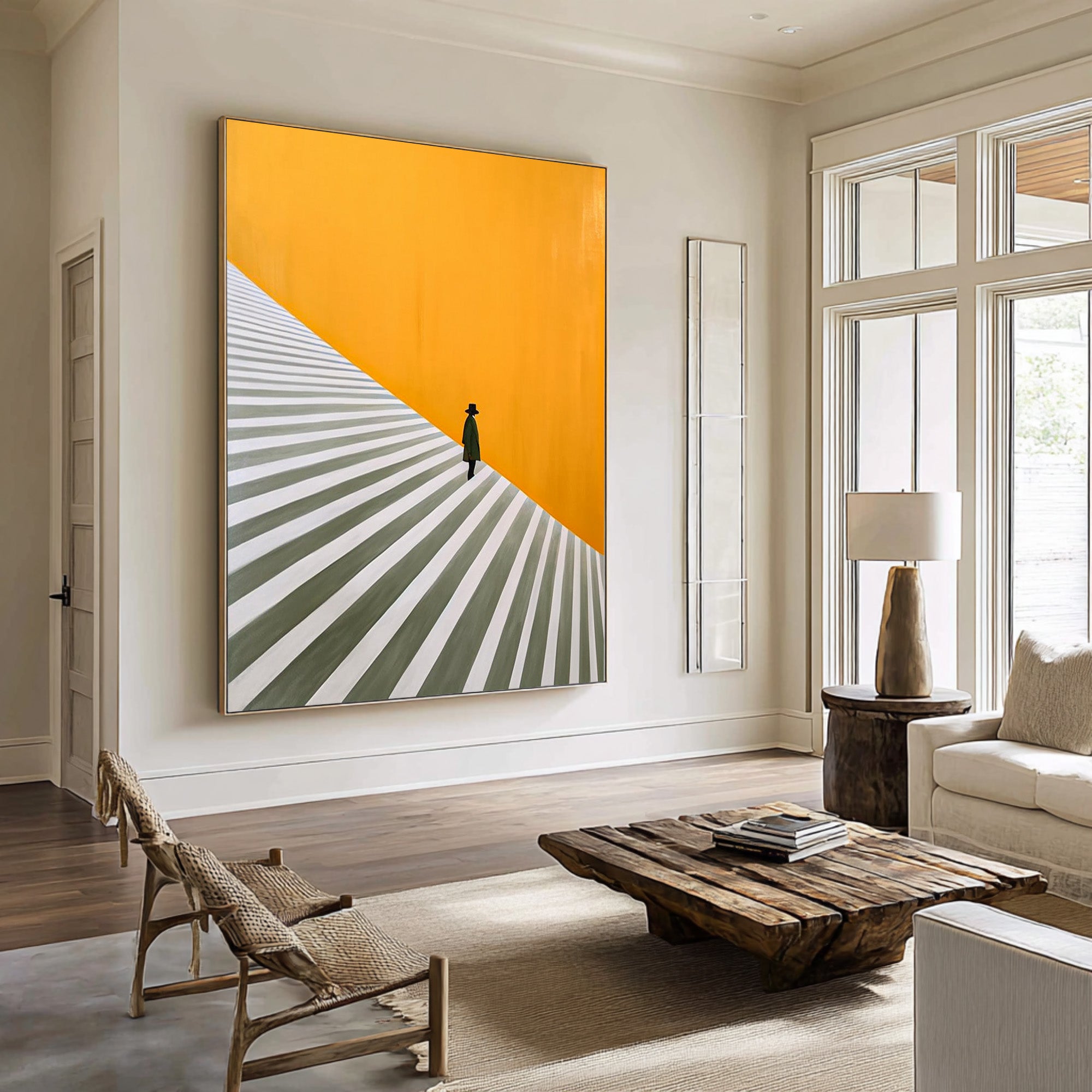 Large Abstract Art for Hallway | KelorArt #CZ 013