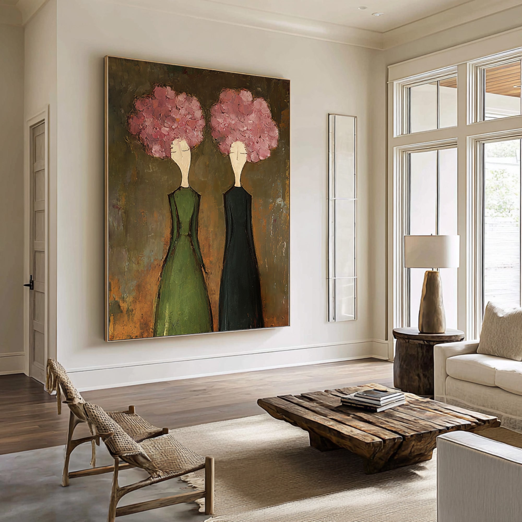 Luxury Figurative Wall Art - Hand Painted Canvas Oil Painting | KelorArt