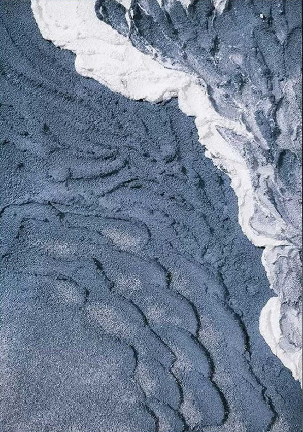 From Above the Waves: Textured Aerial Ocean Wall Art #MM525