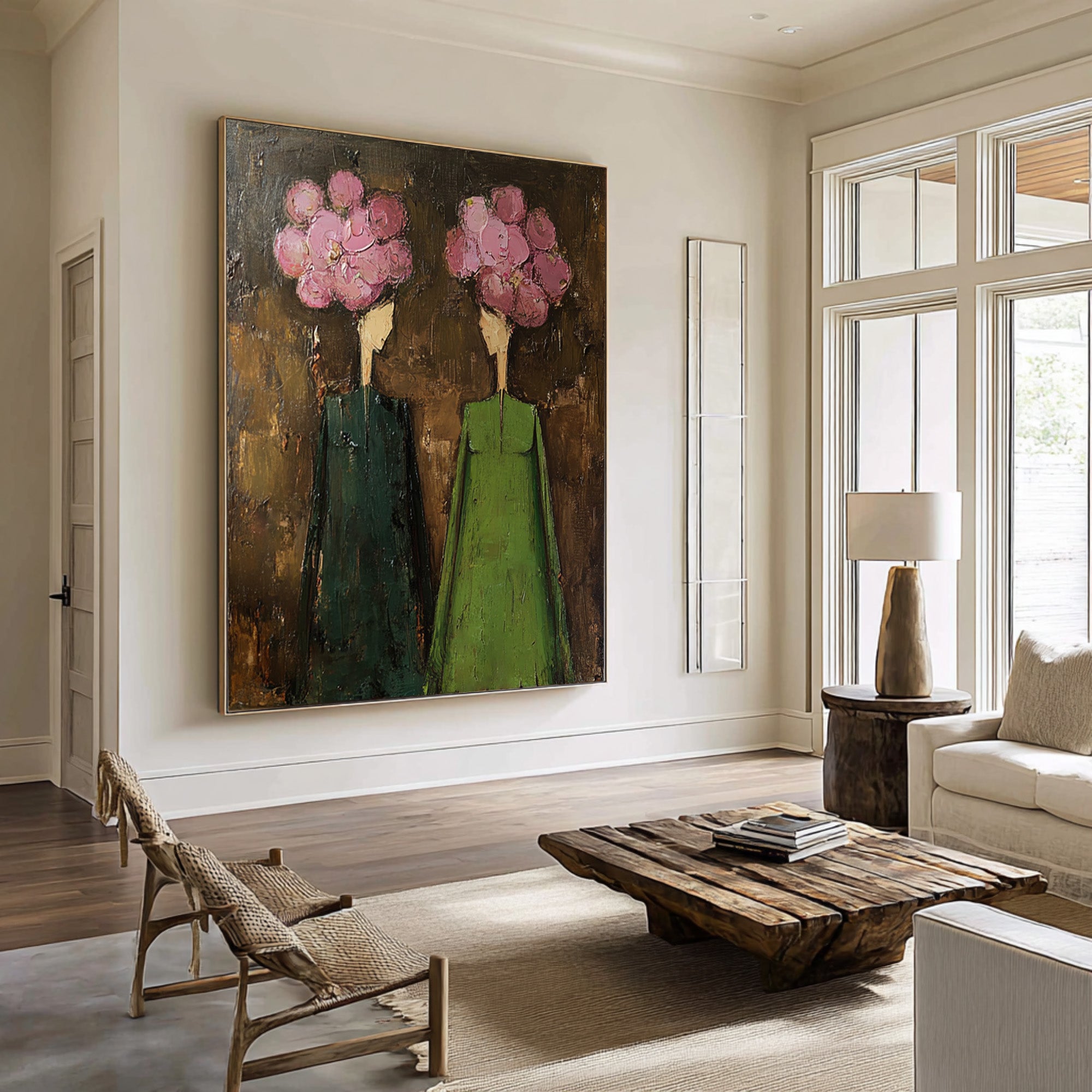 Modern Figurative Wall Art - Hand Painted Canvas | KelorArt