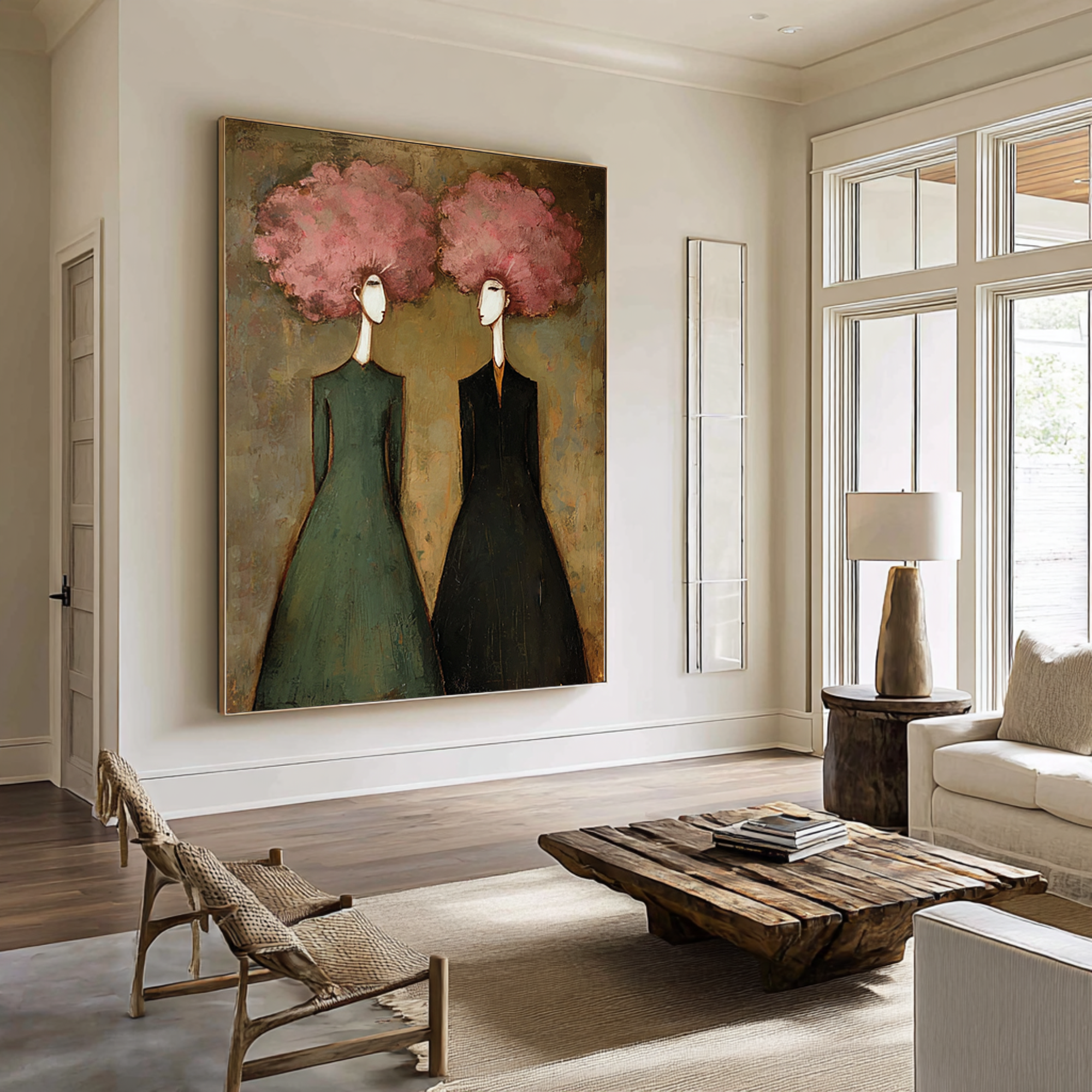 Contemporary Figurative Oil Painting on Canvas - Statement Wall Art | KelorArt