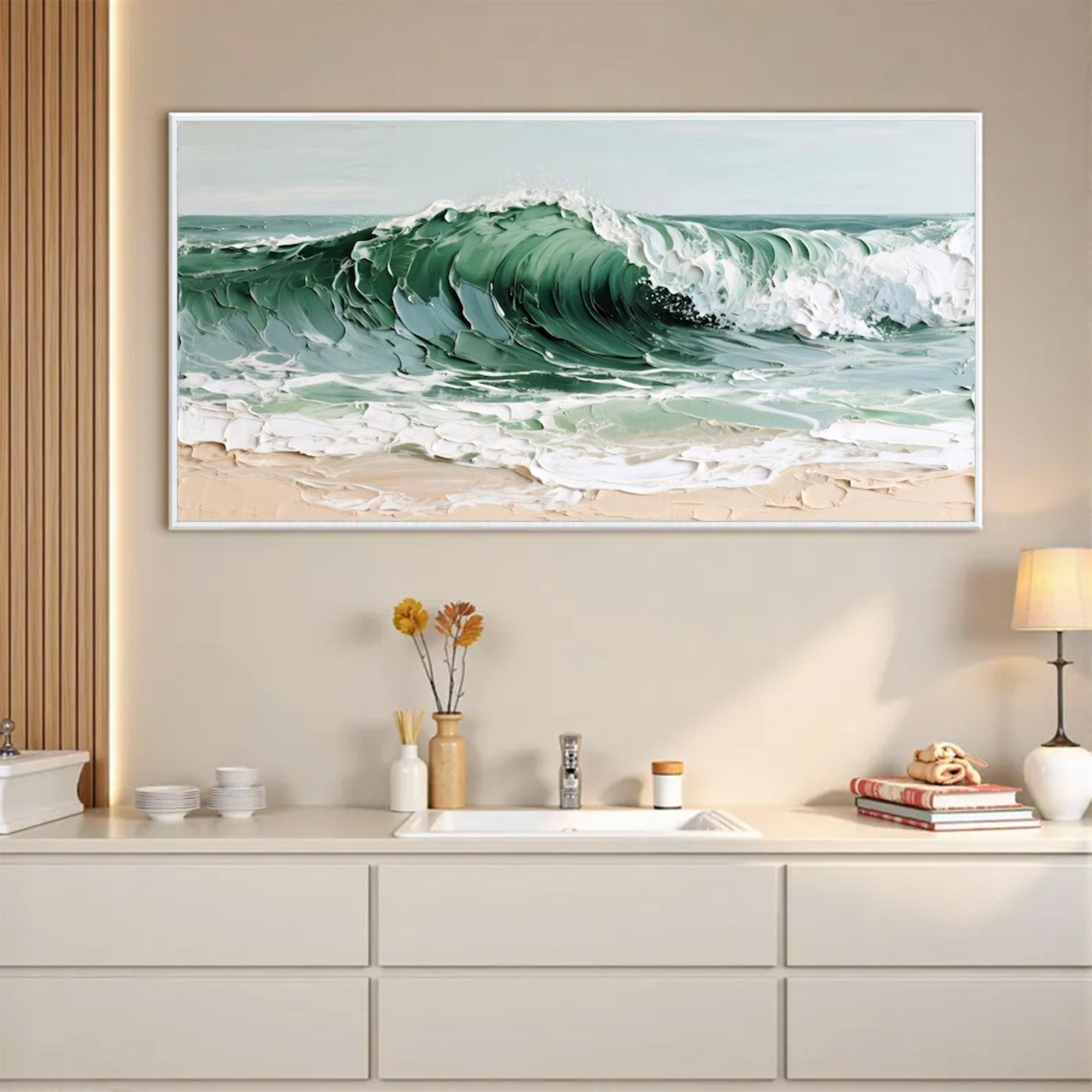 Abstract Large Wave Art | KelorArt #AG 152