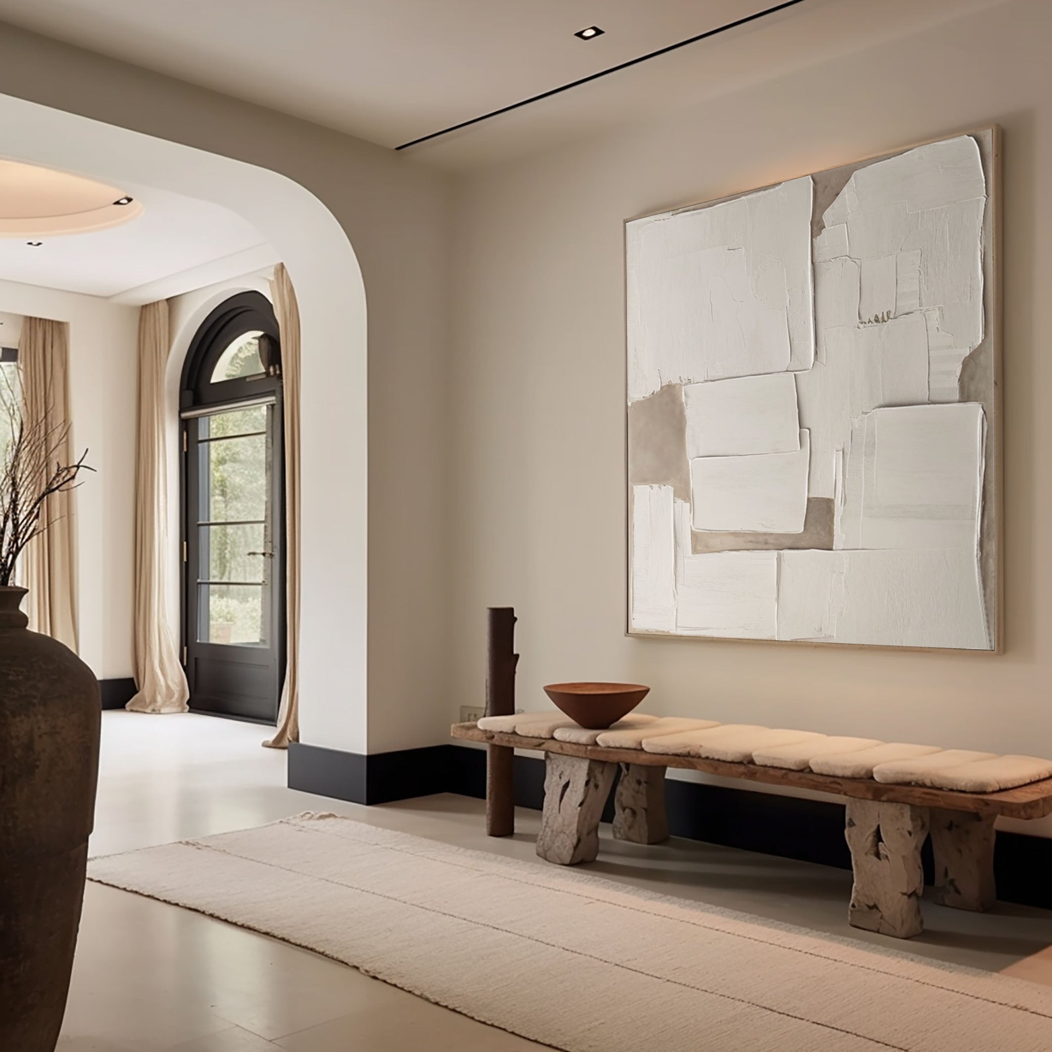Wabi Sabi Abstract with Softly Textured Imperfection for Home #MM570