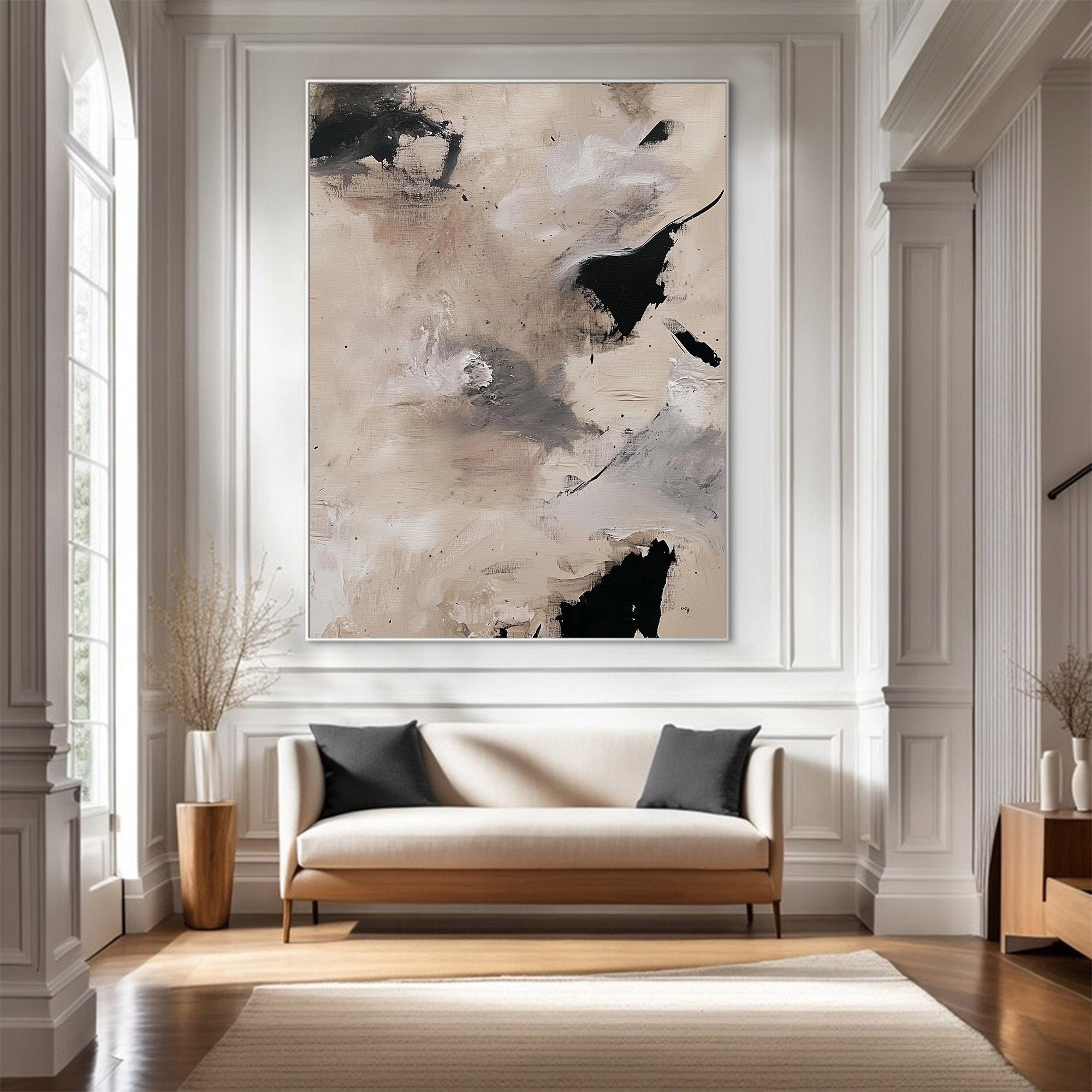 Large Minimalist Abstract Painting | KelorArt #AG 115