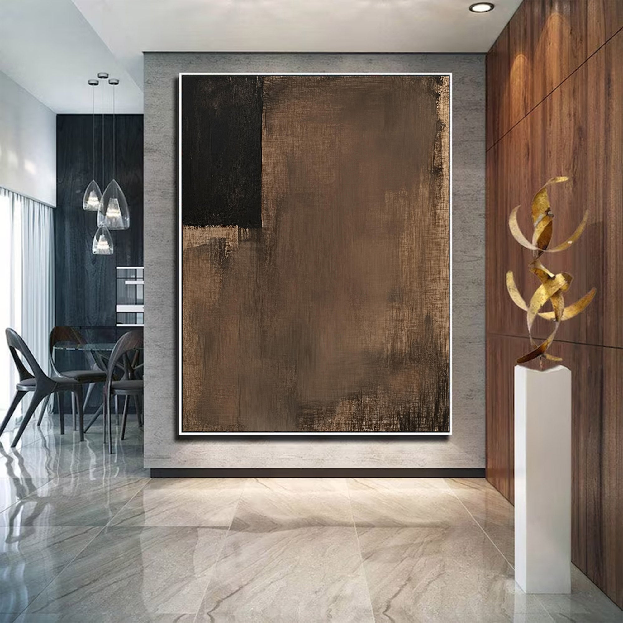 Large Textured Abstract Wall Art | KelorArt #AG 116