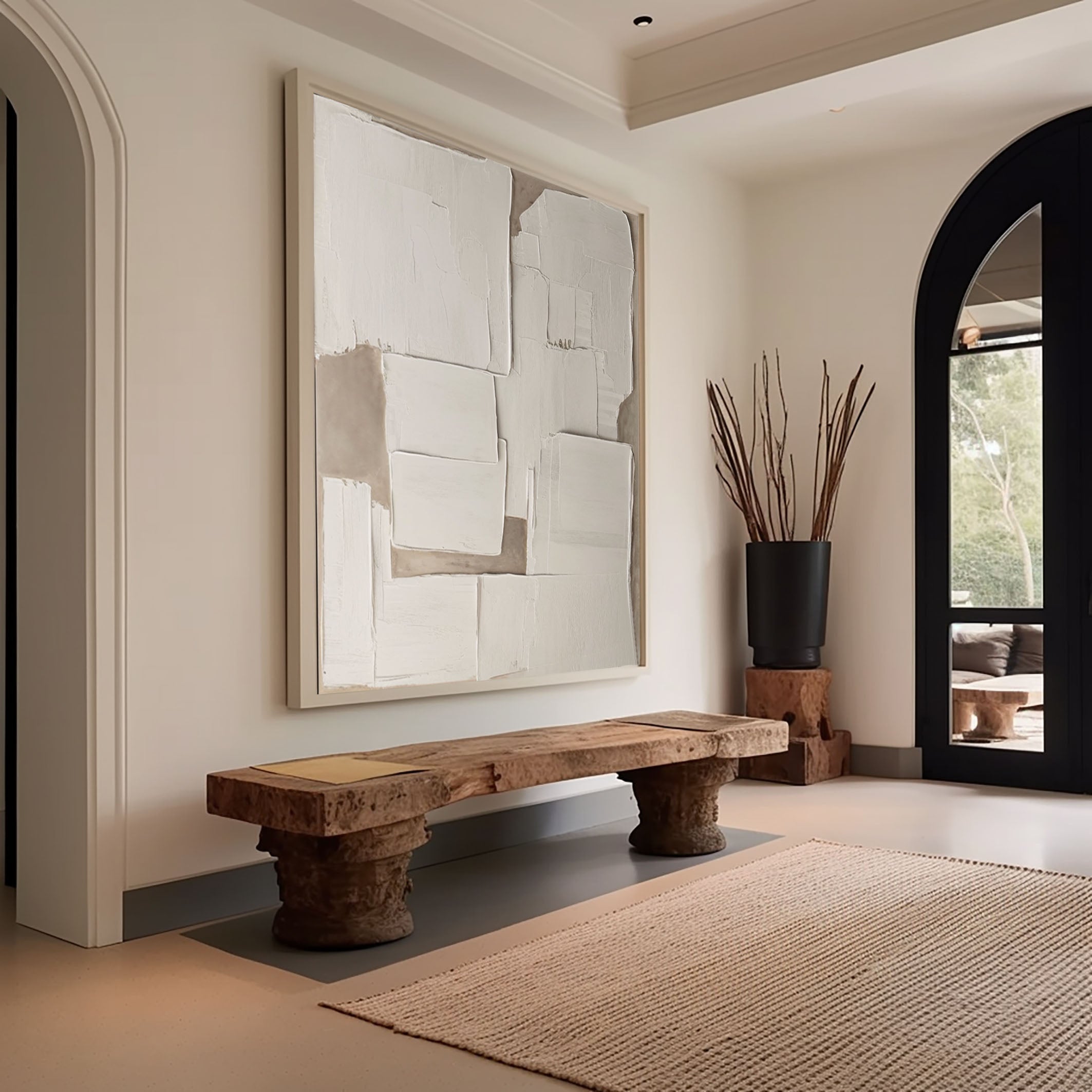 Wabi Sabi Abstract with Softly Textured Imperfection for Home #MM570