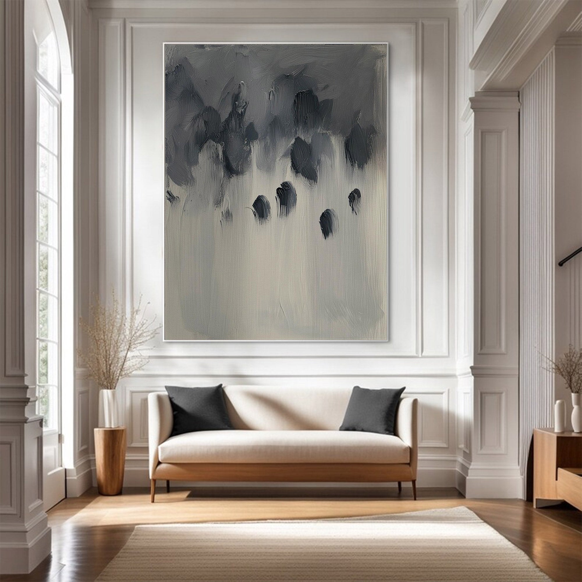 Minimalist Abstract Large Painting | KelorArt #AG 118