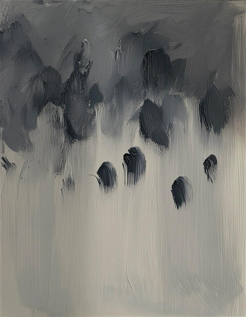 Minimalist Abstract Large Painting | KelorArt #AG 118