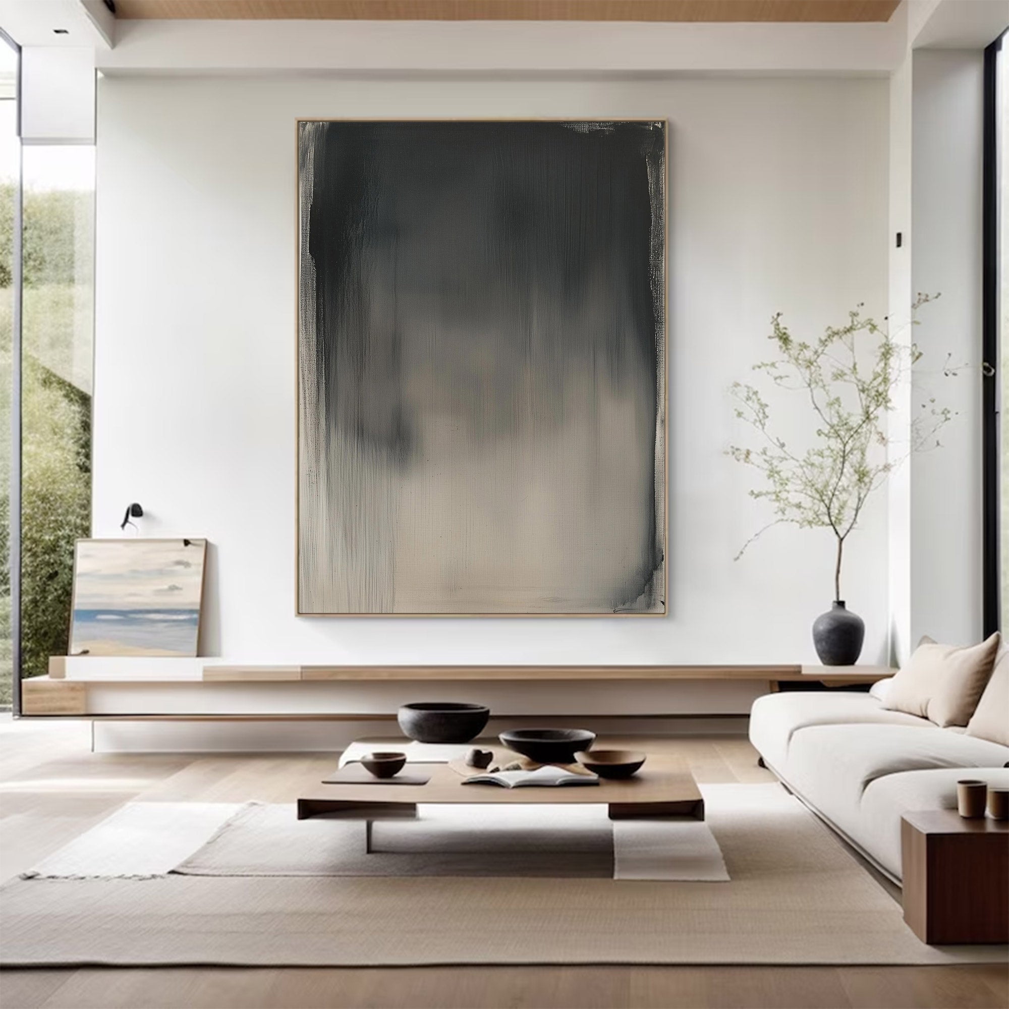 Minimalist Abstract Large Painting | KelorArt #AG 119