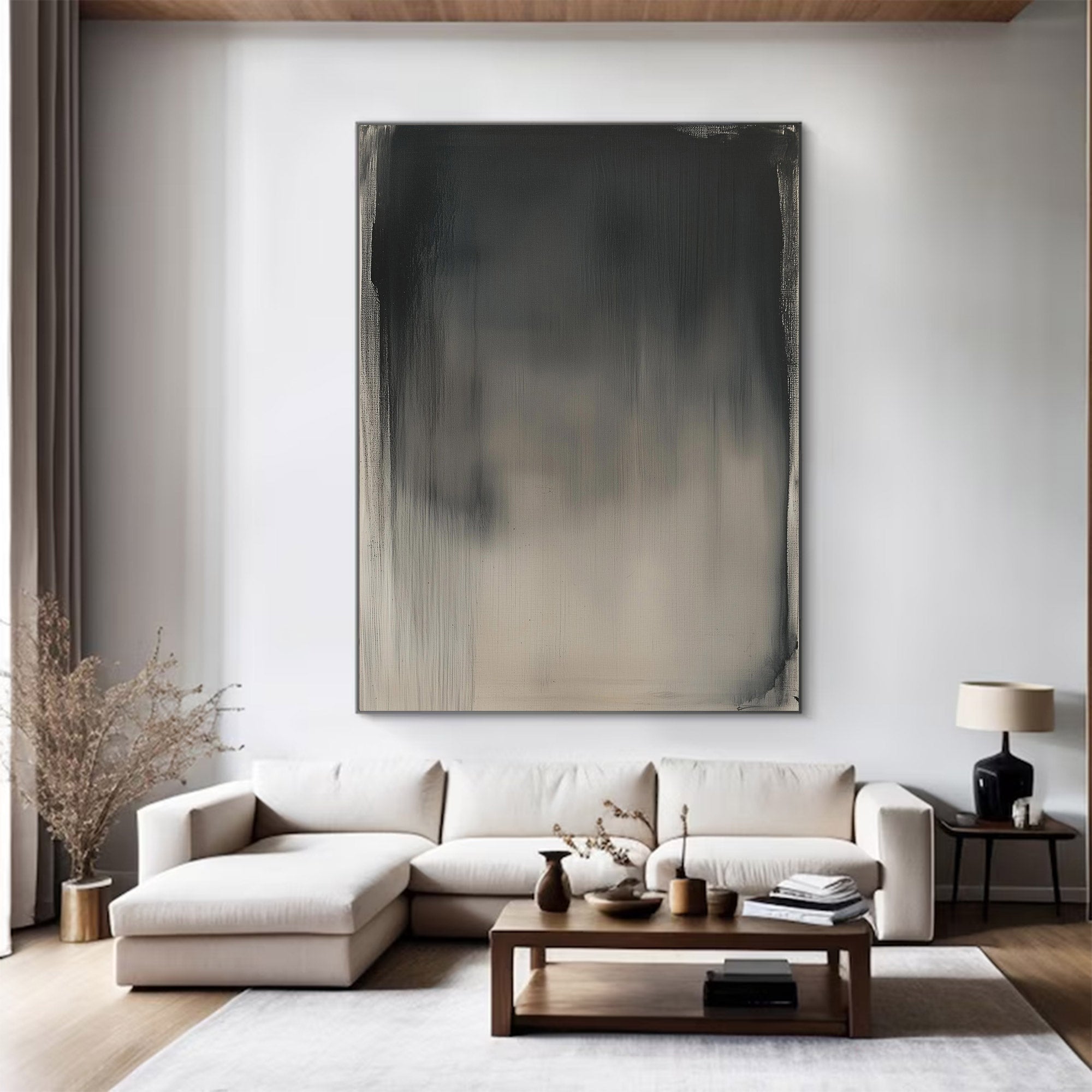Minimalist Abstract Large Painting | KelorArt #AG 119