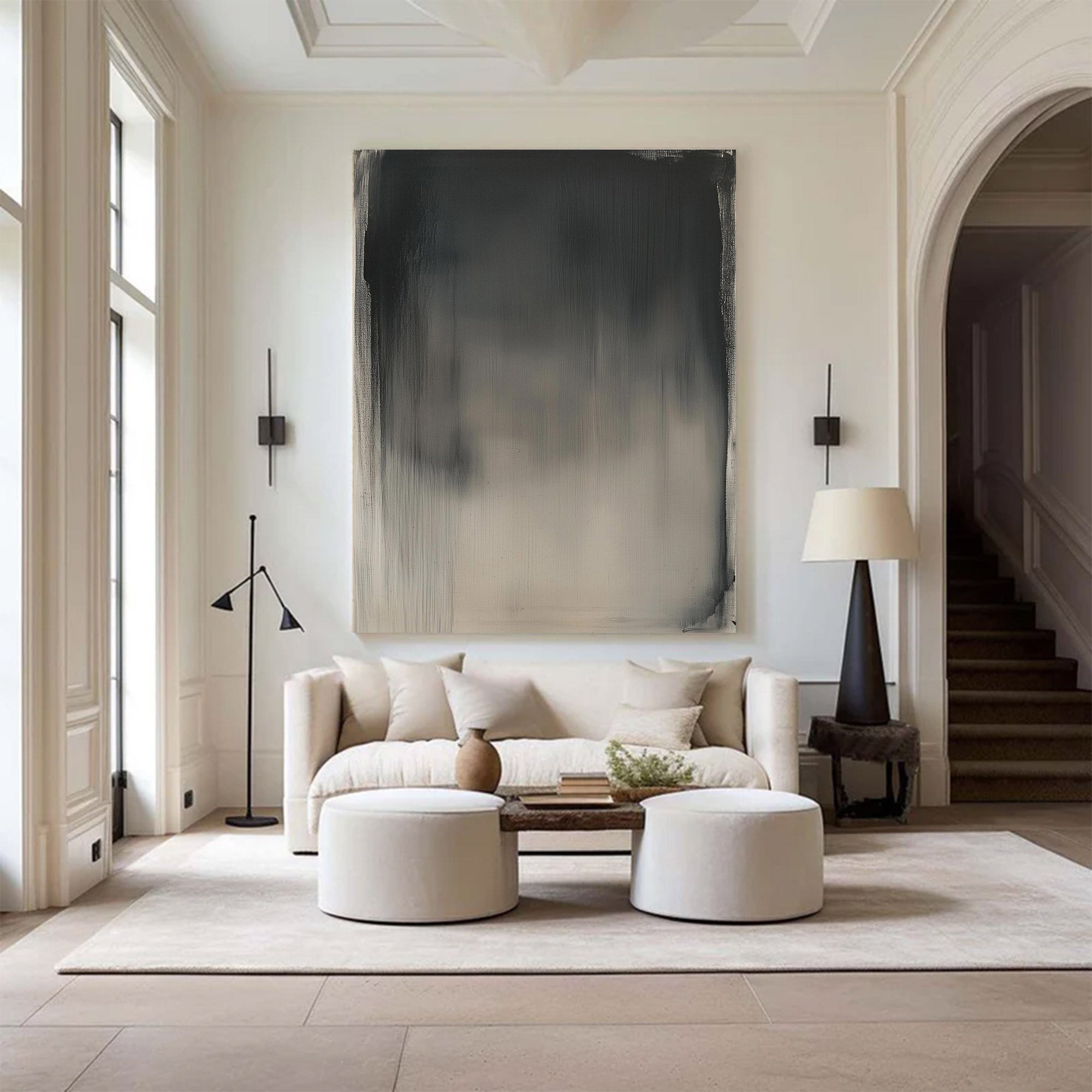 Minimalist Abstract Large Painting | KelorArt #AG 119