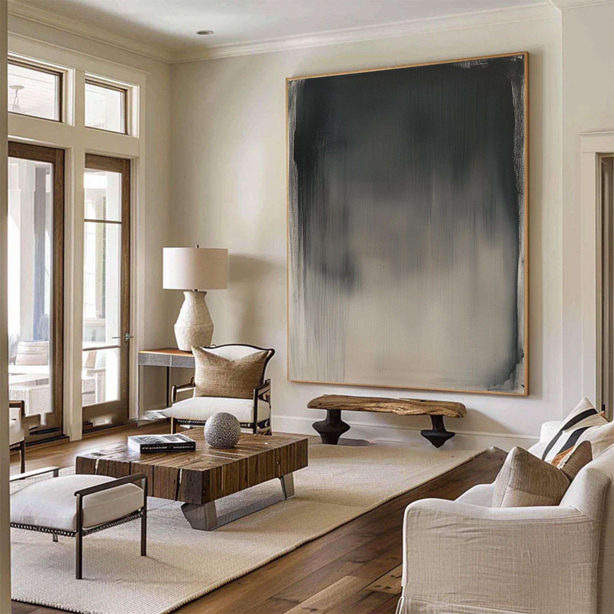 Minimalist Abstract Large Painting | KelorArt #AG 119