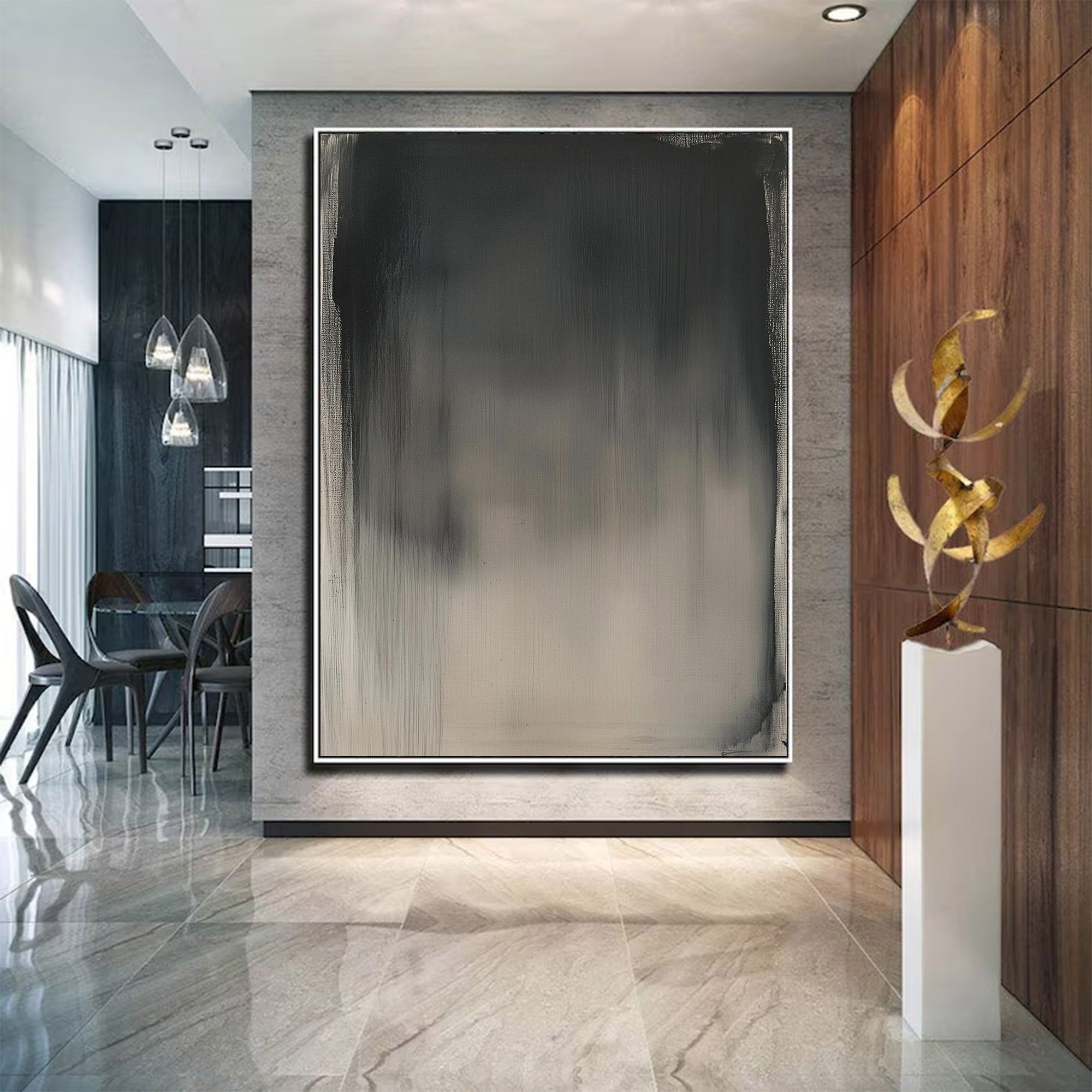 Minimalist Abstract Large Painting | KelorArt #AG 119