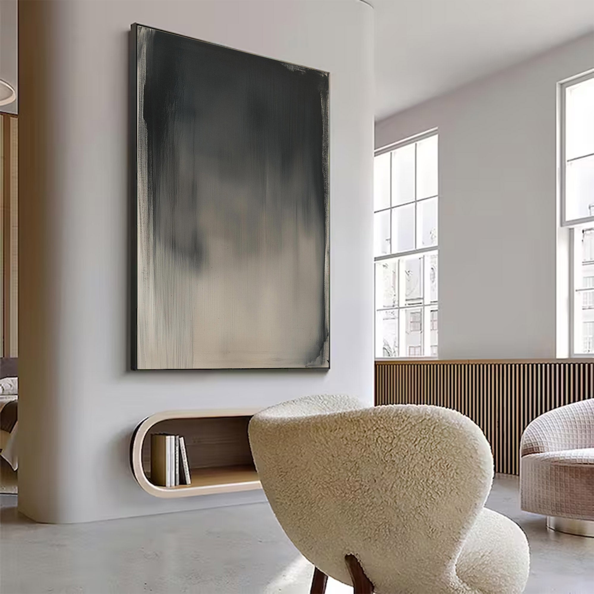 Minimalist Abstract Large Painting | KelorArt #AG 119