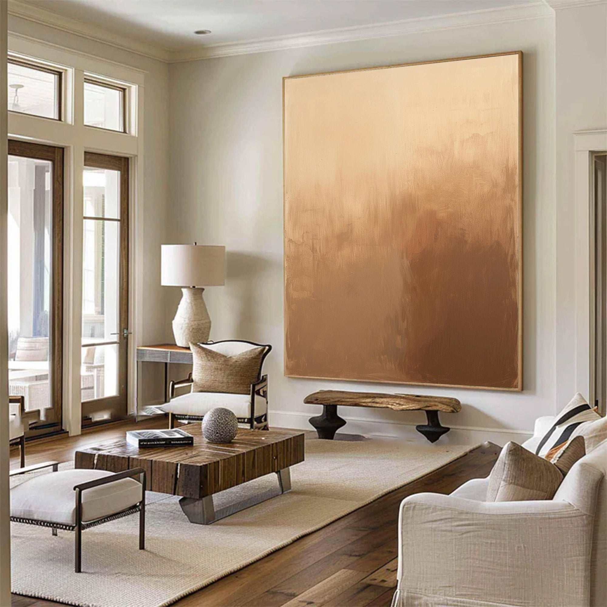 Wabi-Sabi Abstract Large Painting | KelorArt #AG 121