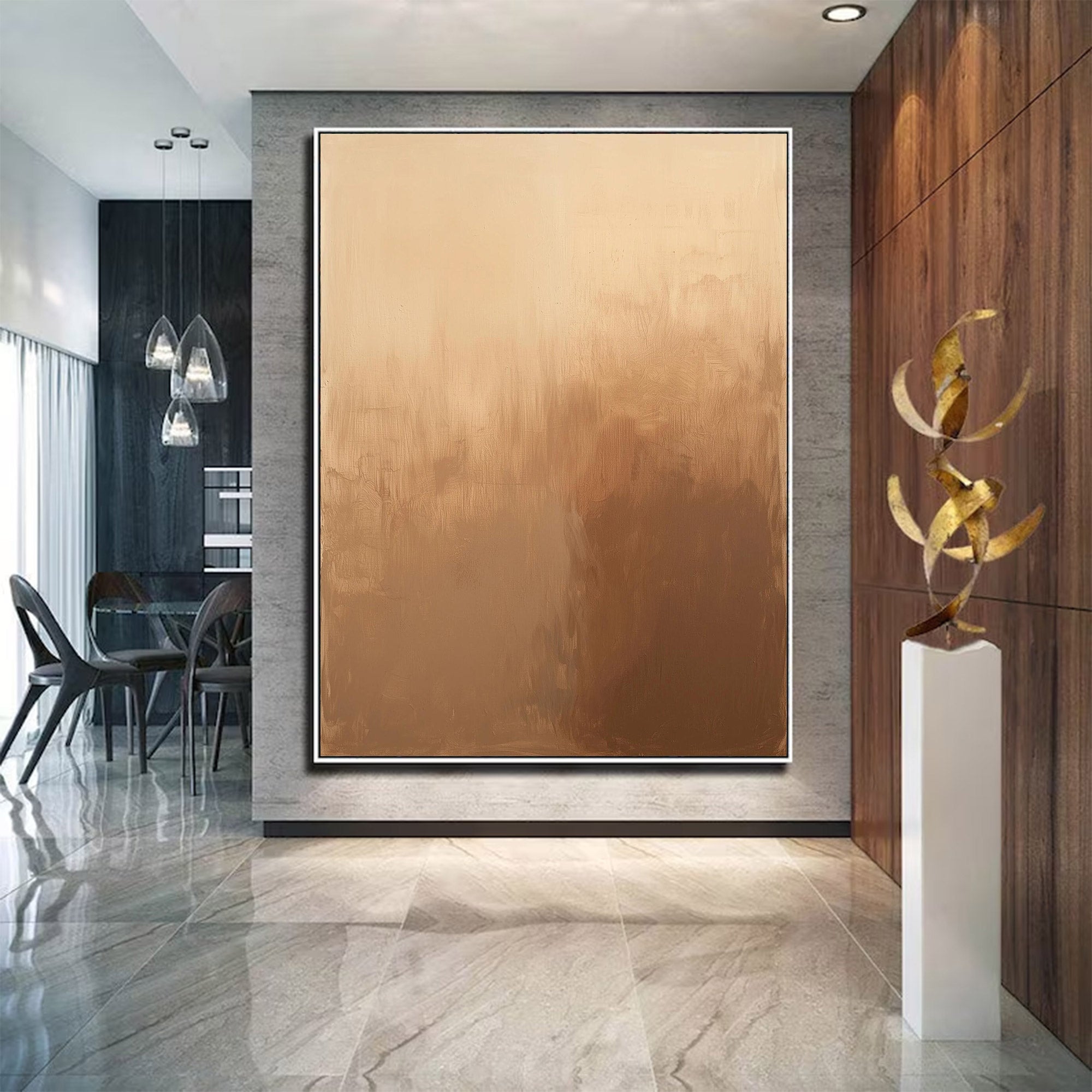Wabi-Sabi Abstract Large Painting | KelorArt #AG 121