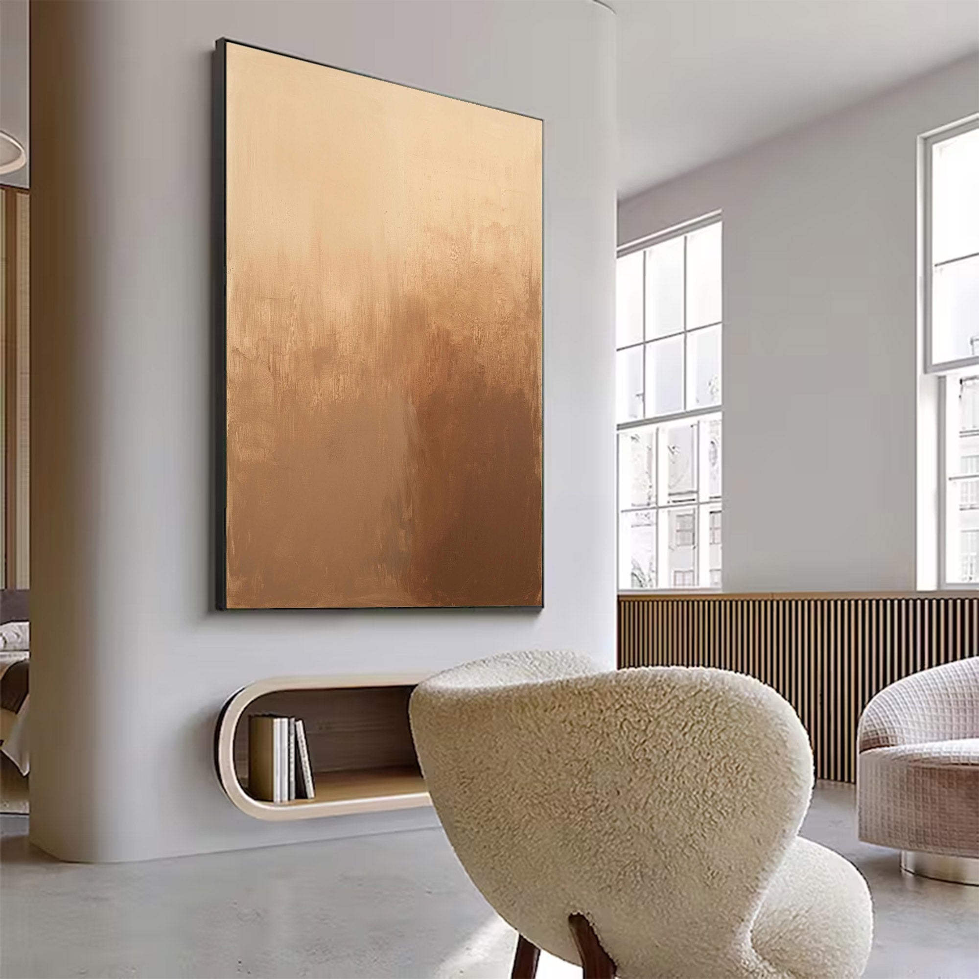 Wabi-Sabi Abstract Large Painting | KelorArt #AG 121