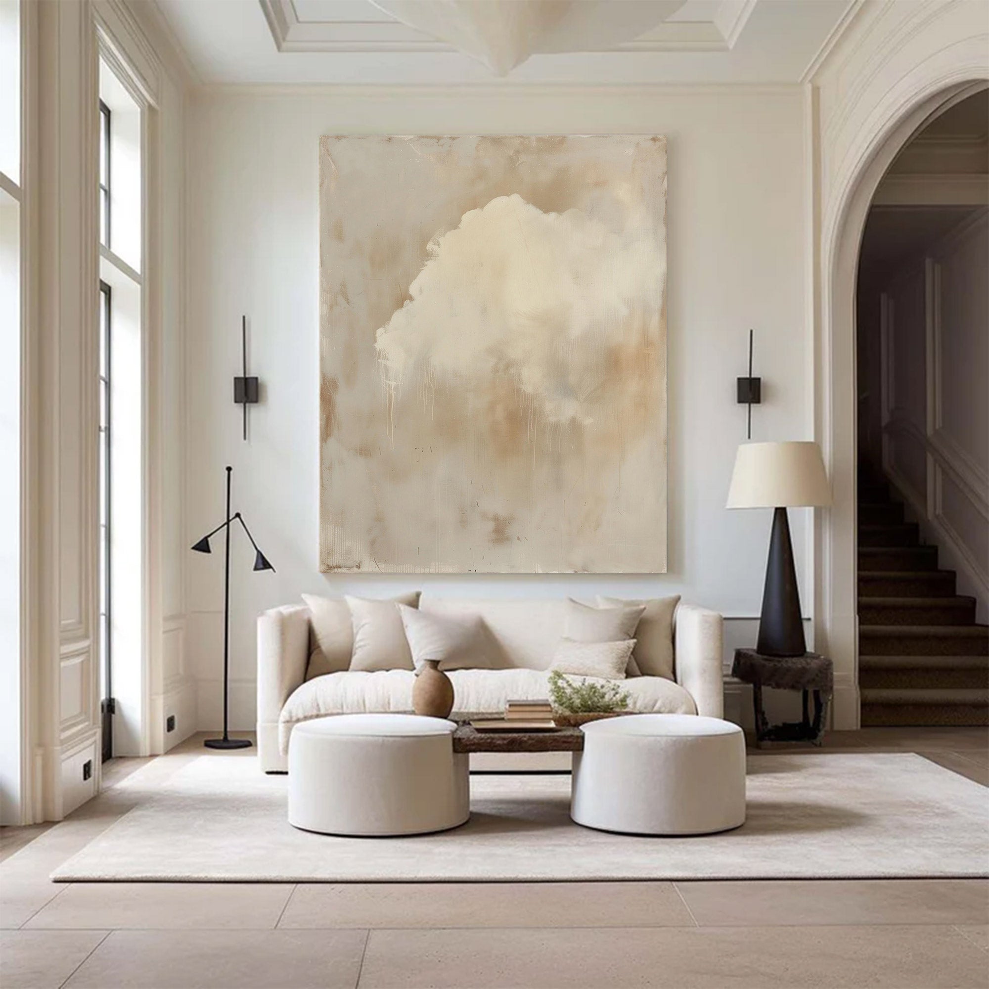 Large Abstract Gradient Canvas | KelorArt #AG 123