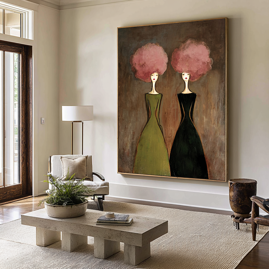 Hand - Painted Figurative Artwork on Canvas | KelorArt