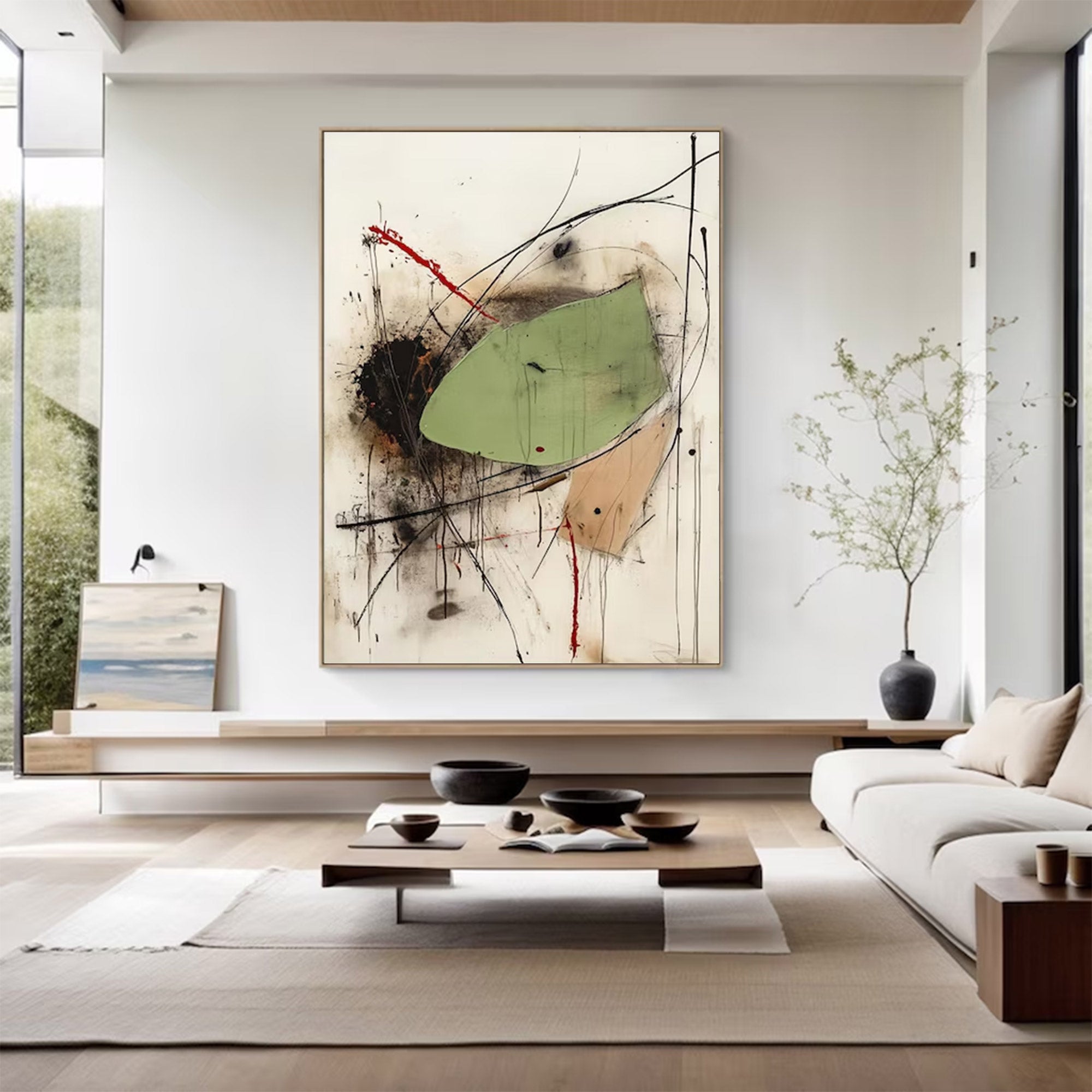 Large Modern Abstract Canvas | KelorArt #AG 127