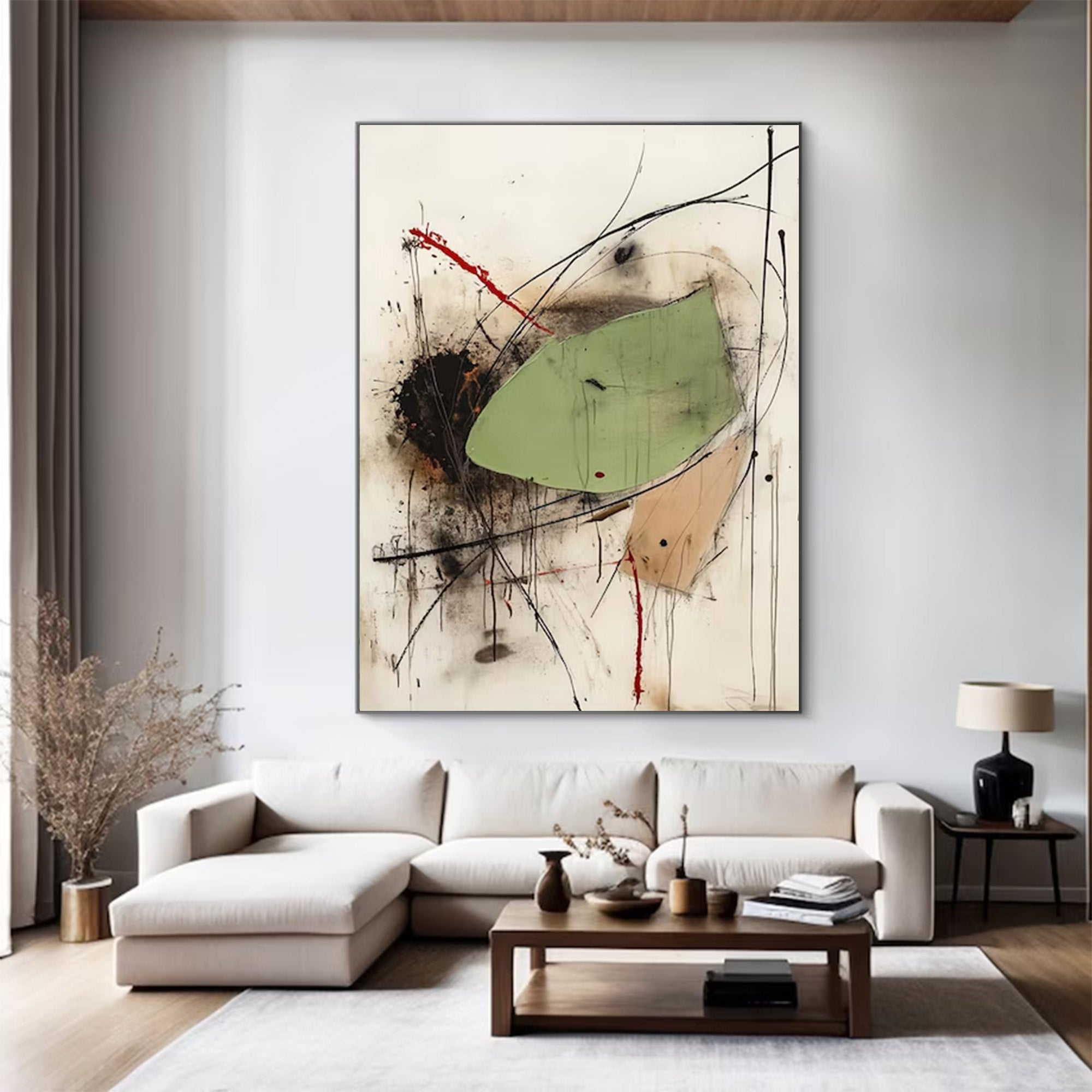 Large Modern Abstract Canvas | KelorArt #AG 127