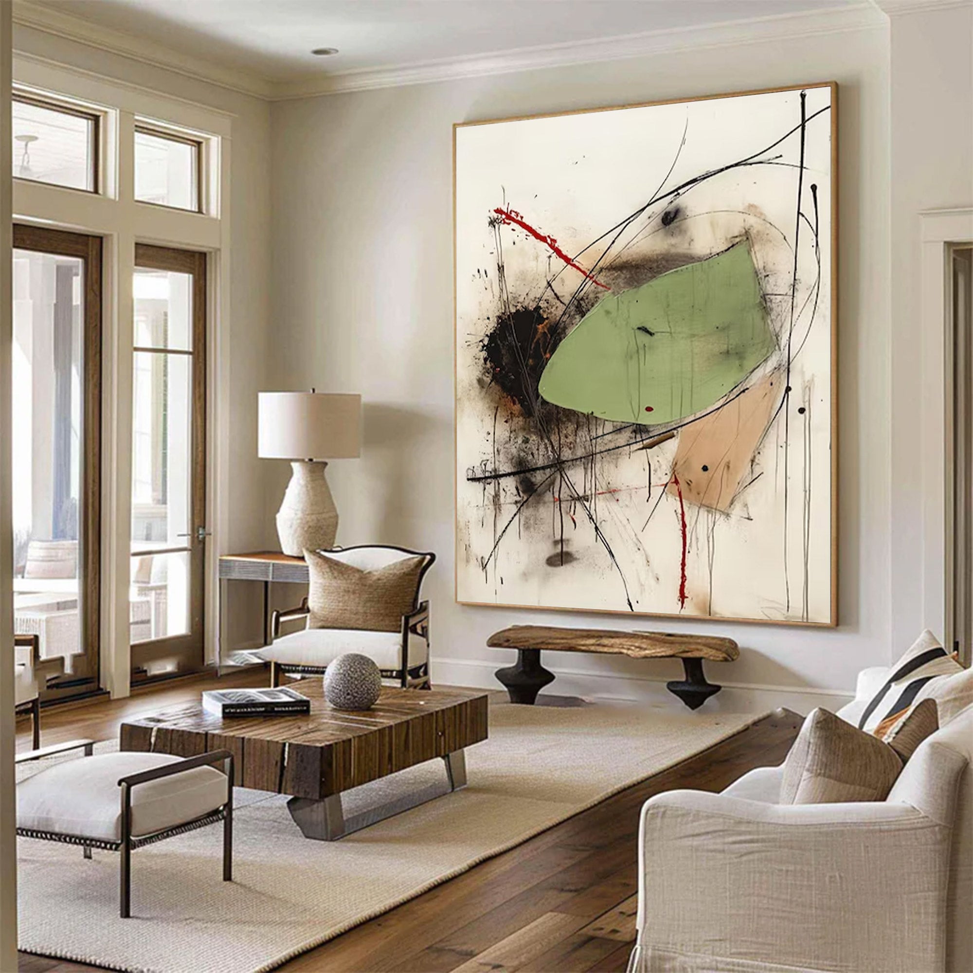 Large Modern Abstract Canvas | KelorArt #AG 127