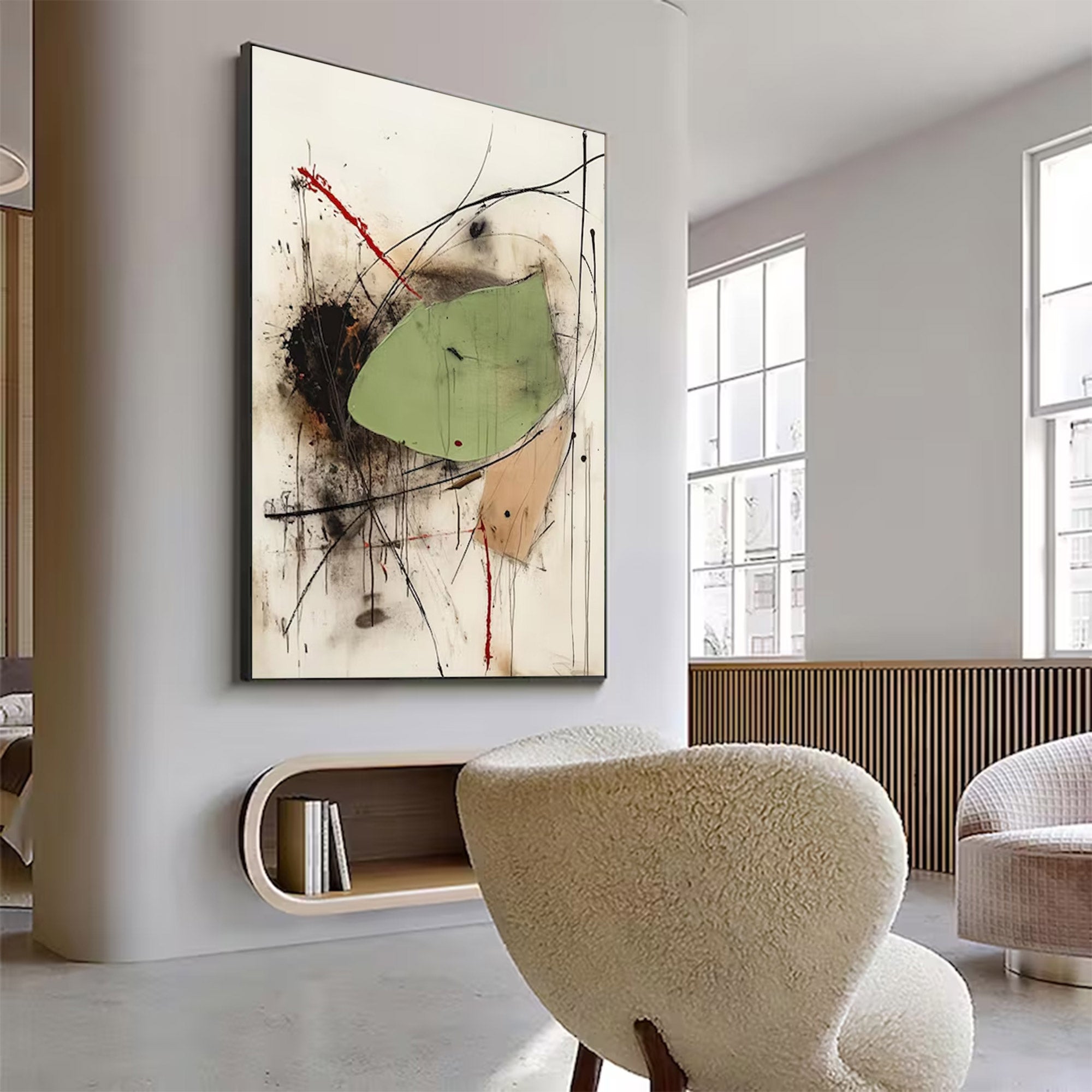 Large Modern Abstract Canvas | KelorArt #AG 127