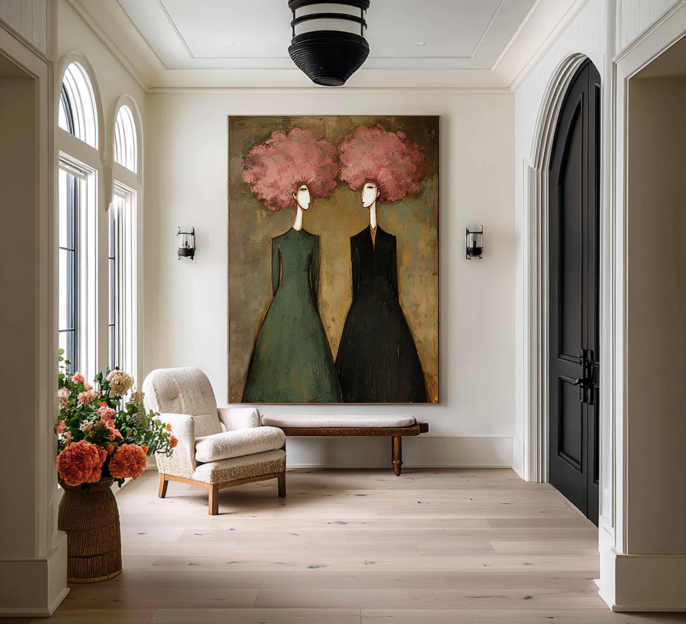 Contemporary Figurative Oil Painting on Canvas - Statement Wall Art | KelorArt