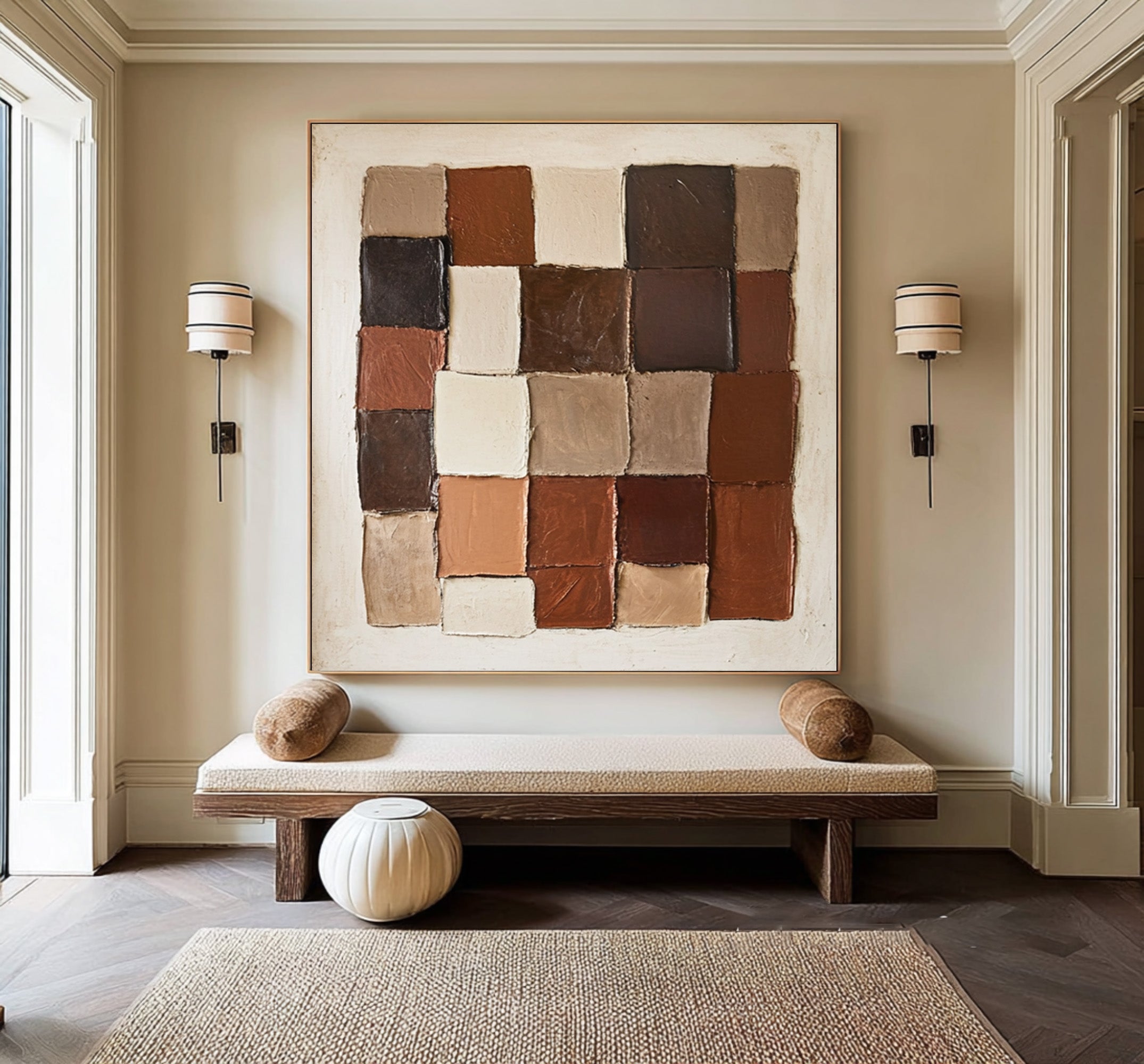 Large Textured Abstract Blocks | KelorArt #CZ 007
