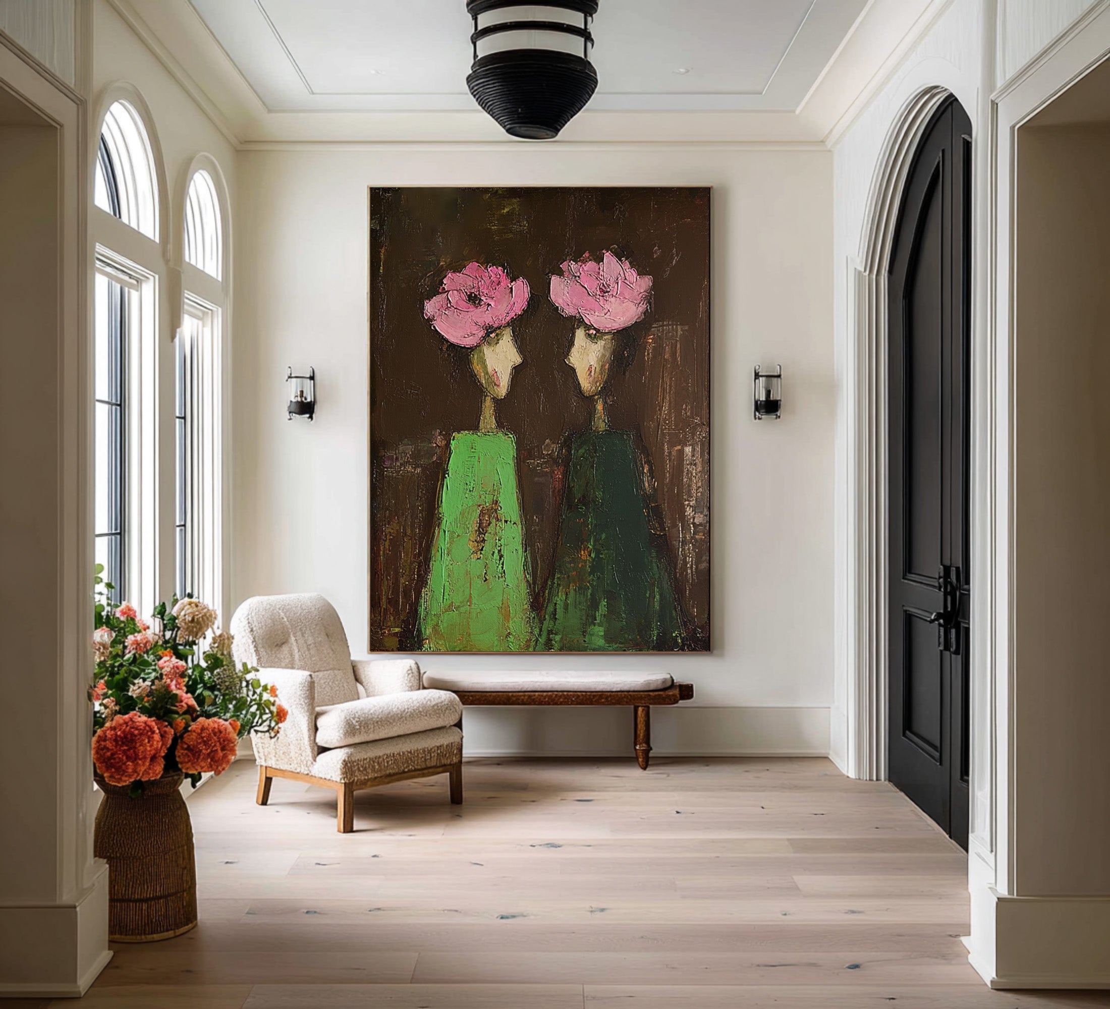 Expressive Figurative Oil Painting - Art Canvas | KelorArt