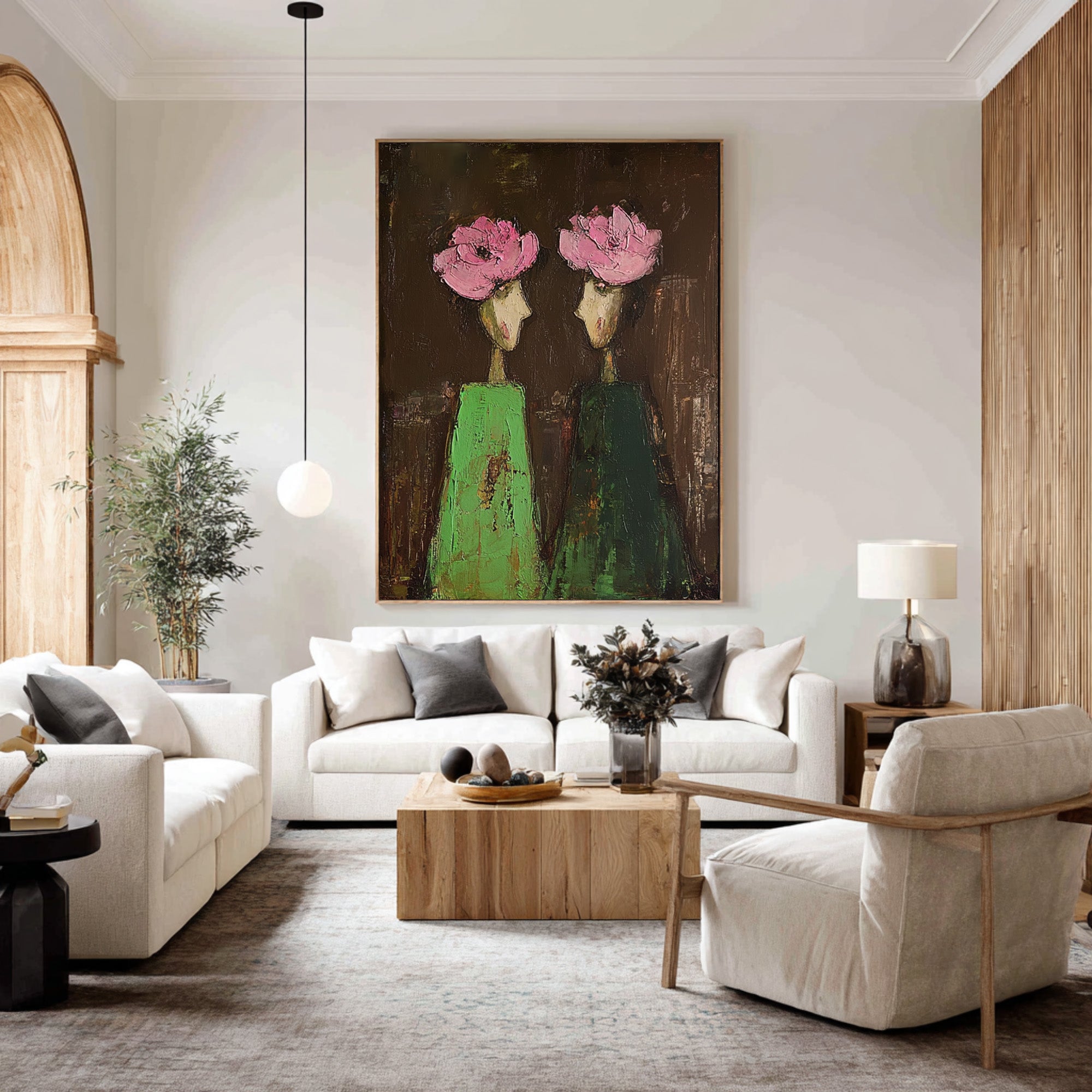 Expressive Figurative Oil Painting - Art Canvas | KelorArt