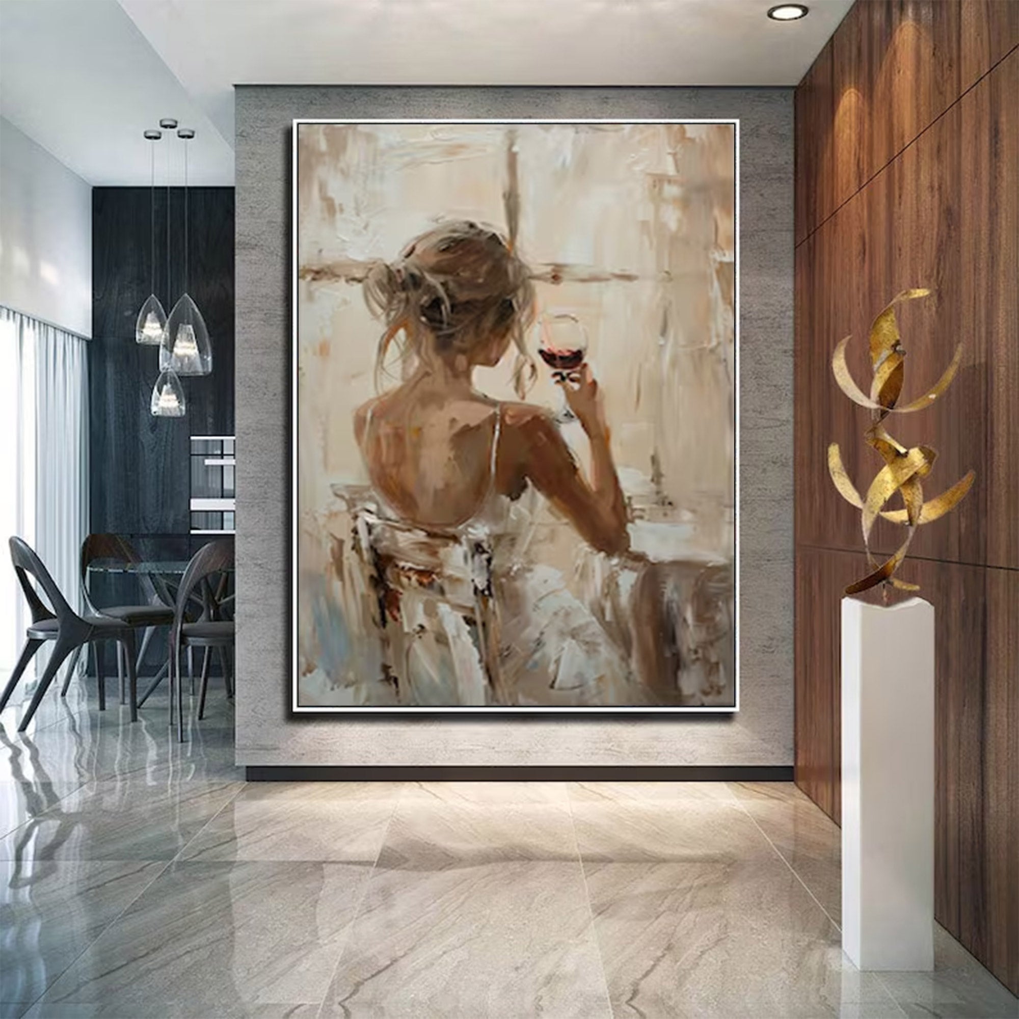 Large Contemporary Figurative Art | KelorArt #AG 134