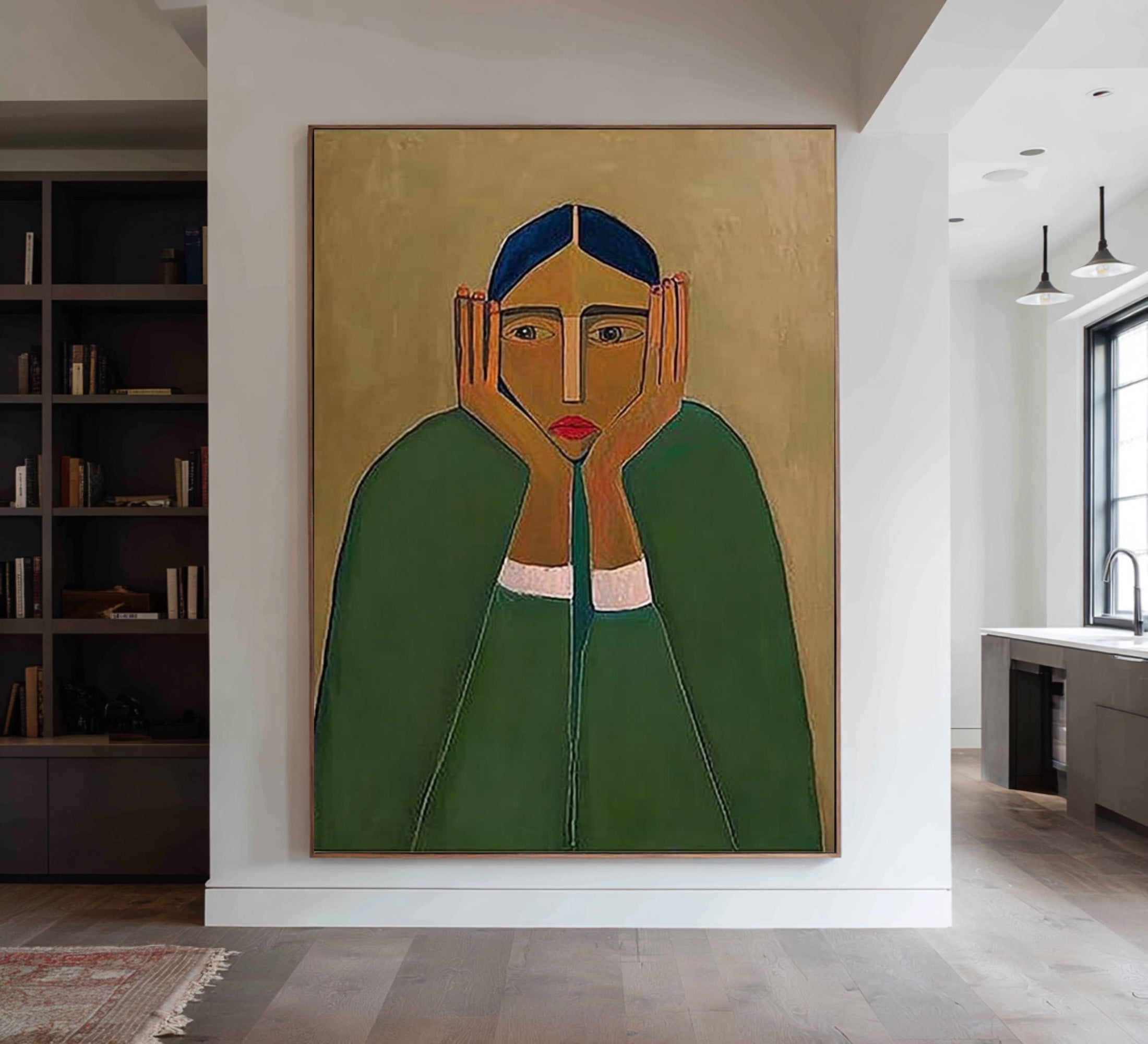 Simple Large Figure Wall Art | Kelor #CZ 014