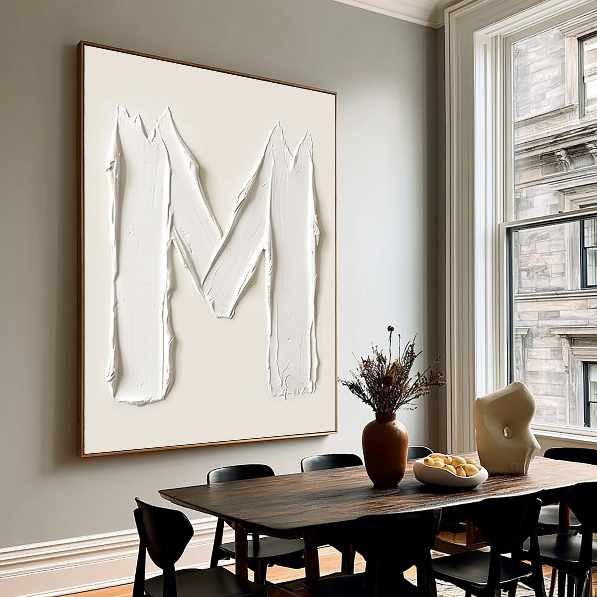 The Space Between Rising Gestures Large White Abstract Wall Art Textured Sculptural Relief Modern Minimalist Decor