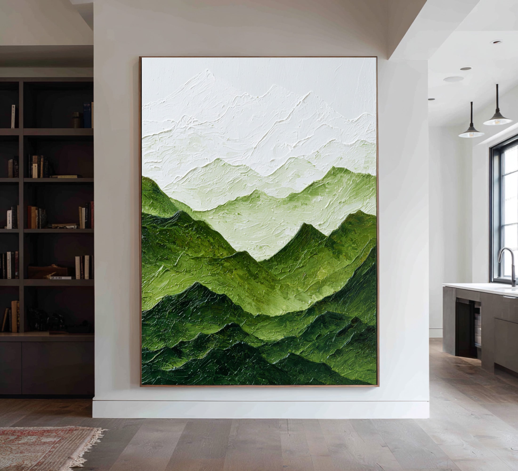 Large Modern Green Terrain | KelorArt #CZ 004